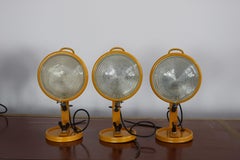 Set de 3 Apliques "Jeep" Amarillos Cesare Leonardi & Franca Stagi, Lumenform