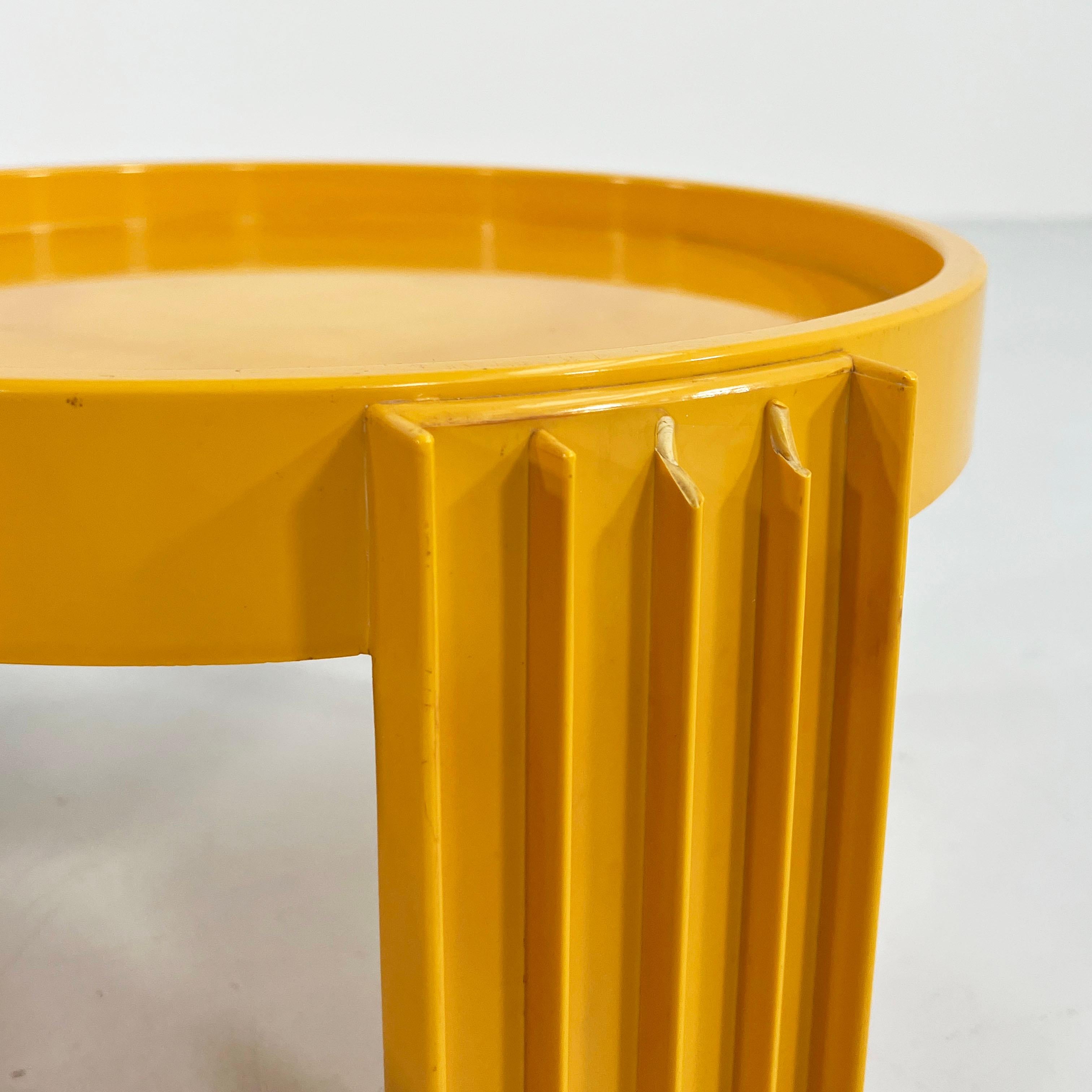 Set of 3 Yellow Marema Nesting Tables by Gianfranco Frattini for Cassina, 1960s 2