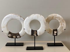 Set of 3 Yua Rings In Shell, Papua New Guinea