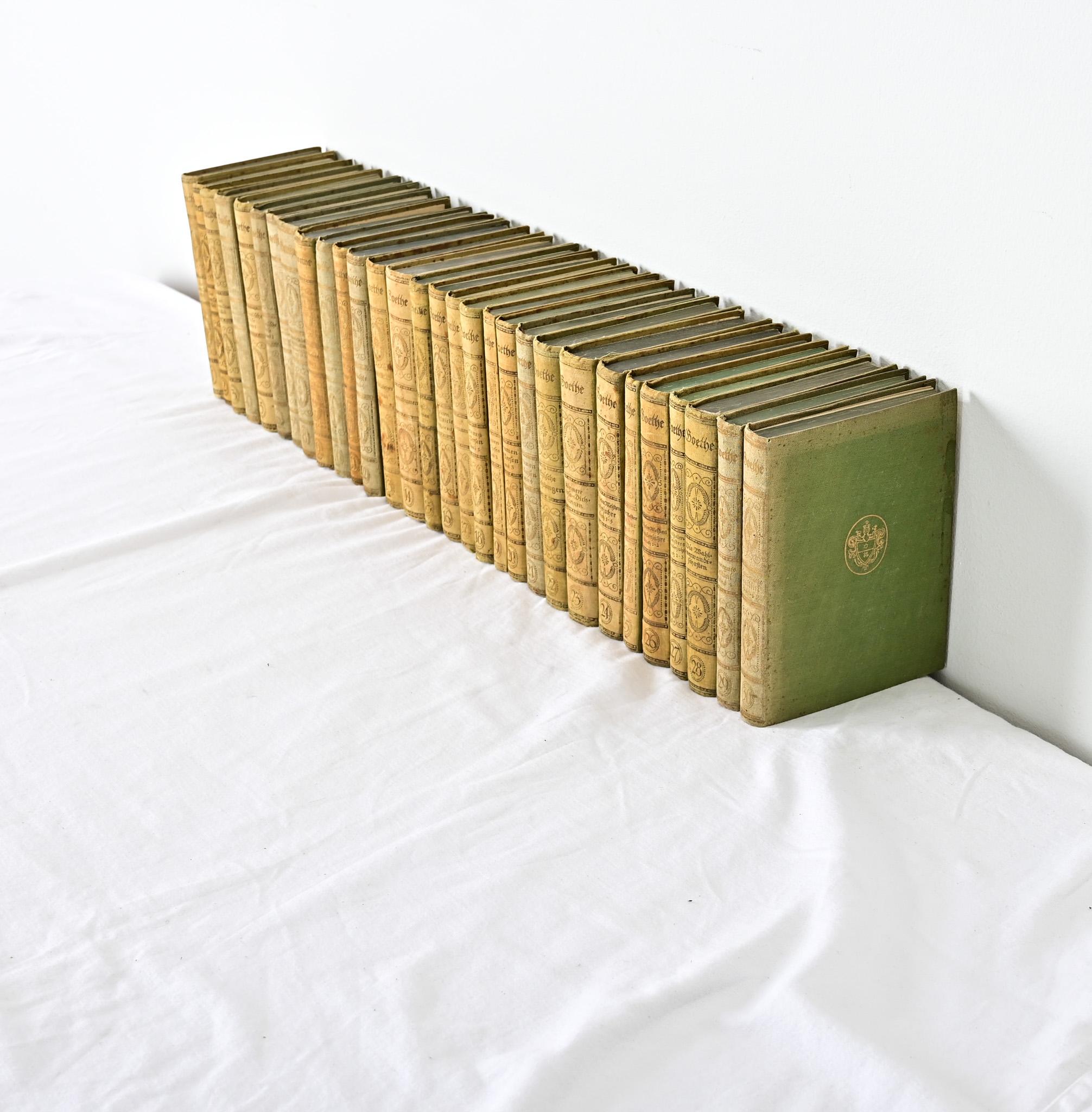Set of 30 Books on Goethe For Sale 1
