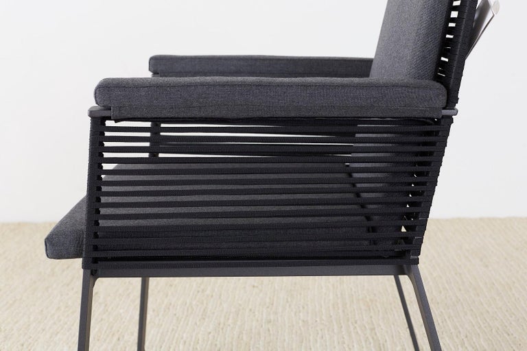 Set of 30 Kettal Landscape Dining Armchairs with Pads at 1stDibs