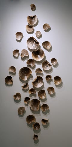 Set Of 30 Wall Sculpture in Obvara Porcelain by Natalya Sevastyanova