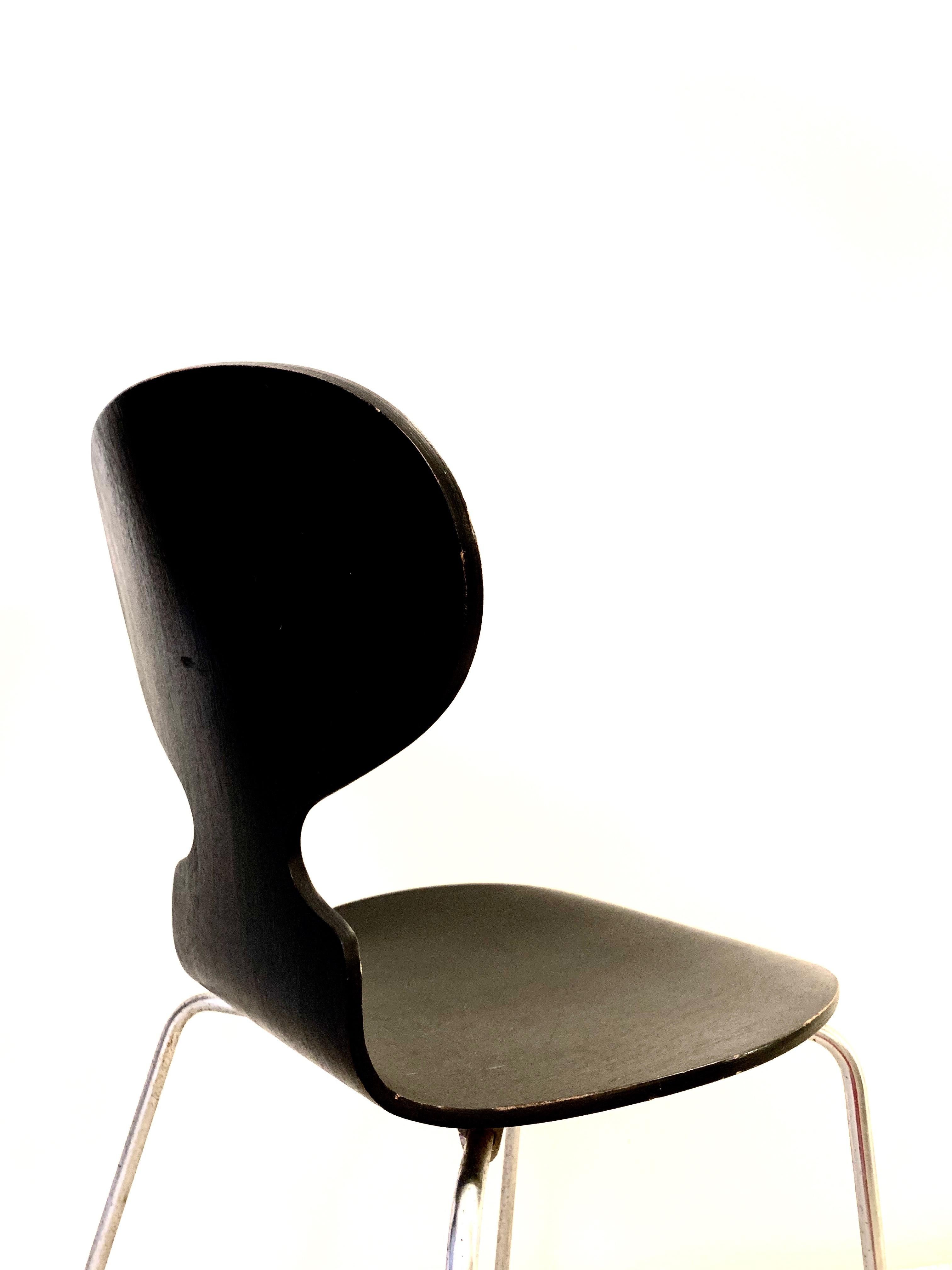 Danish Set of 3101 Ant Chairs by Arne Jacobsen Denmark, 1970s