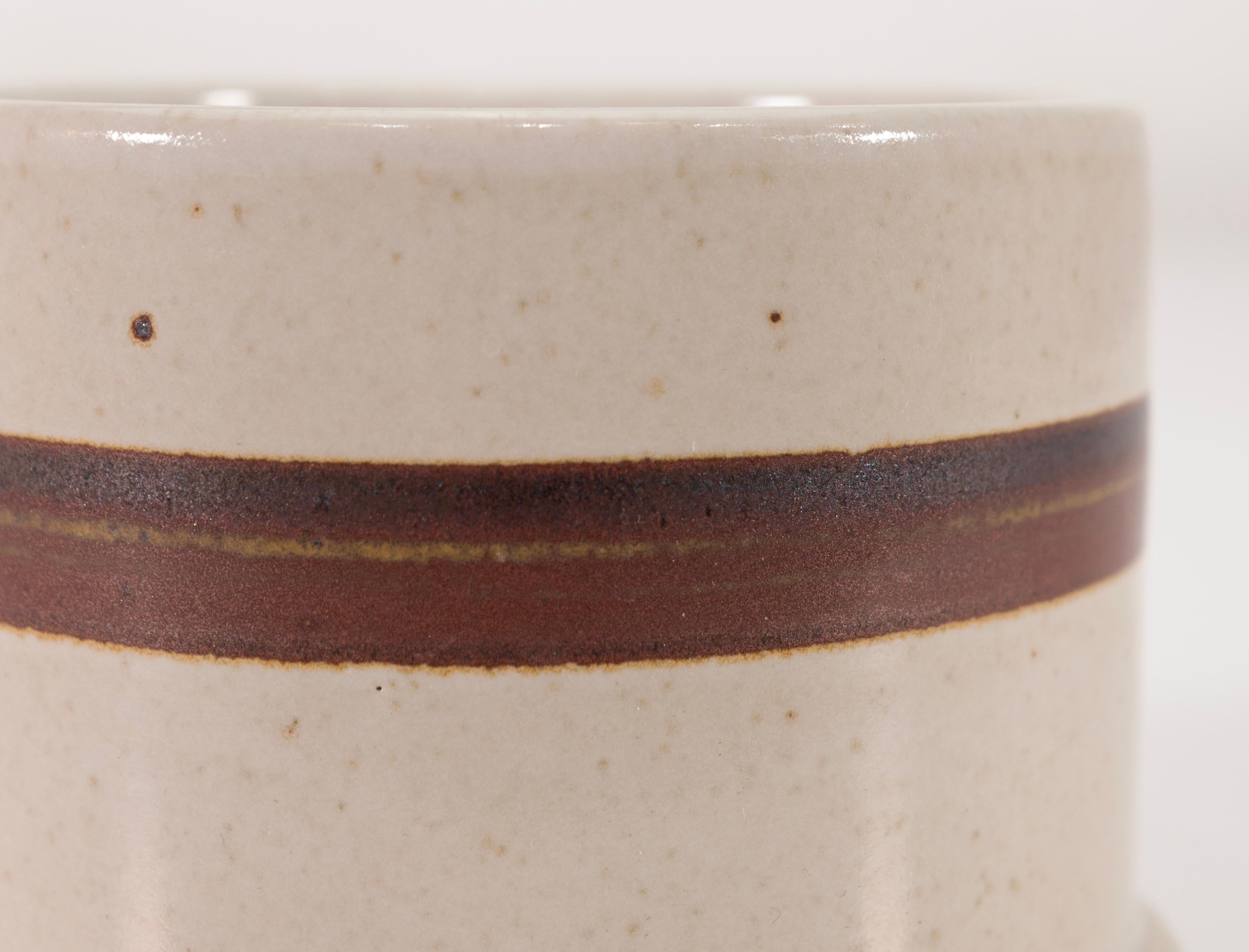 Set di 32 piatti in ceramica Dansk BLT Sandstone Brown e Off White Circa 1980 in vendita 3