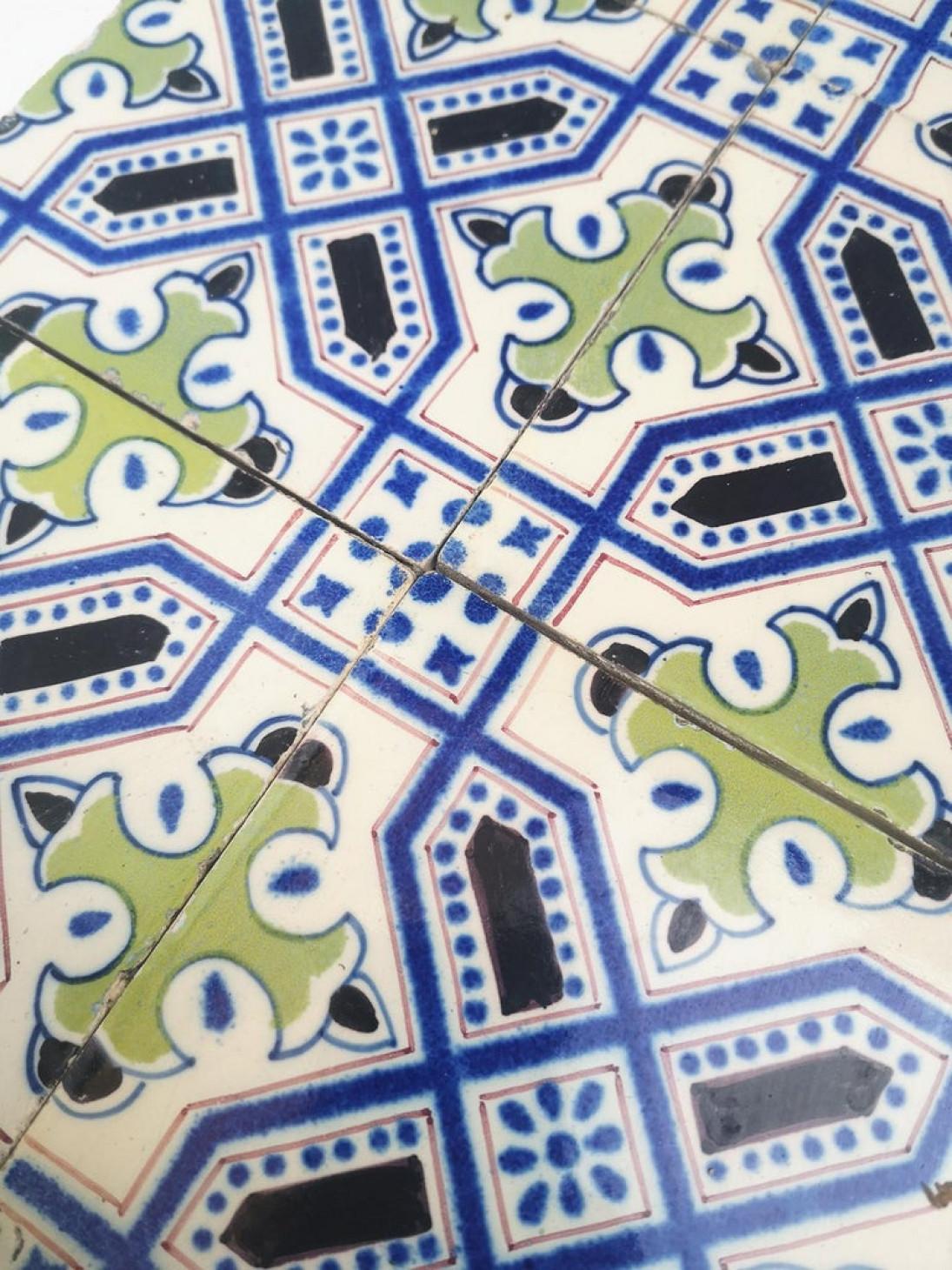 Set of 35 Handmade Antique Ceramic Tiles, Dutch, 1920s For Sale 2