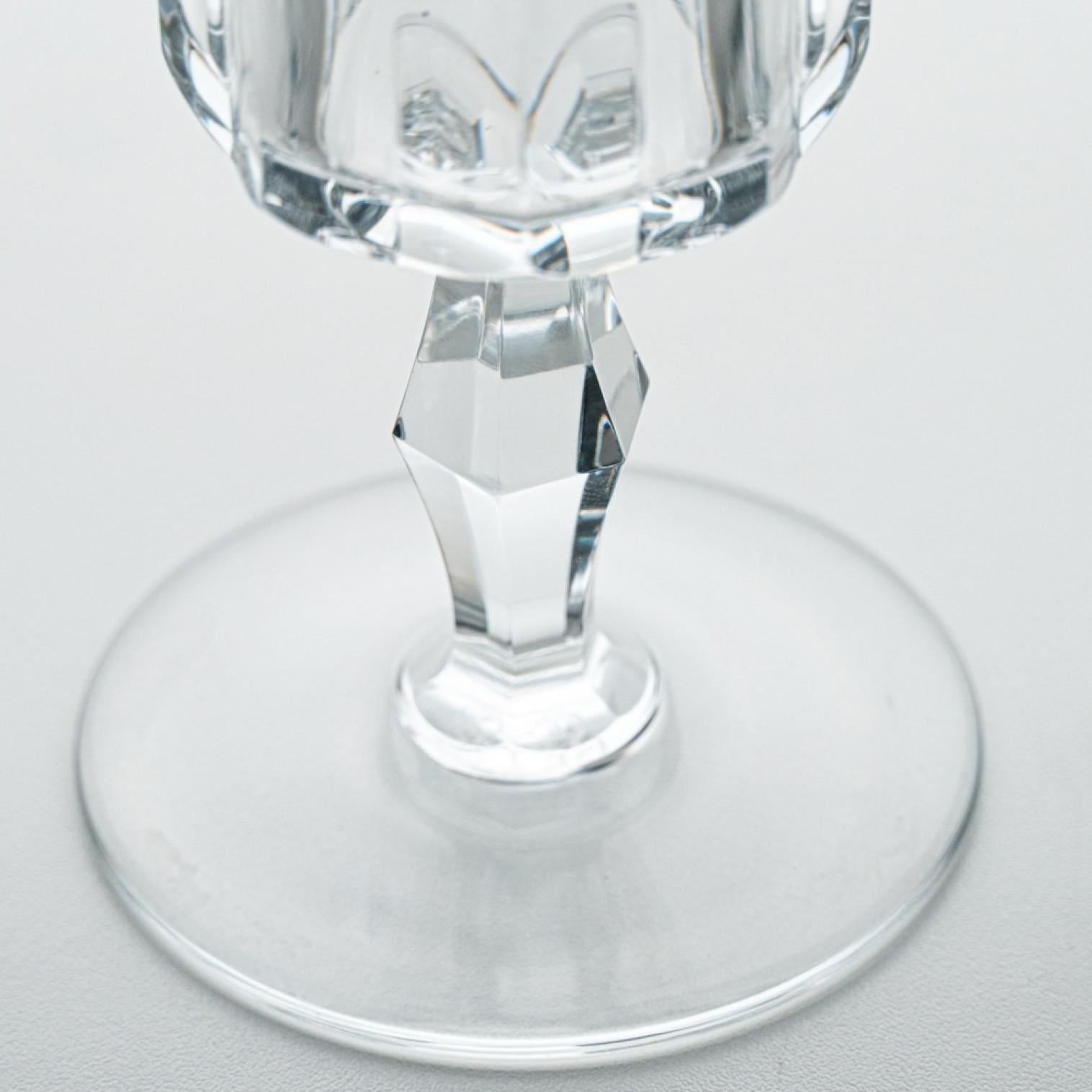 Satz von 36 Exquise Baccarat Polignac Crystal Pieces, Frankreich, 1950 im Angebot 2