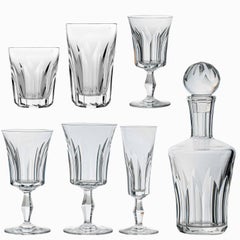 Set of 36 Exquise Baccarat Polignac Crystal Pieces, France, 1950