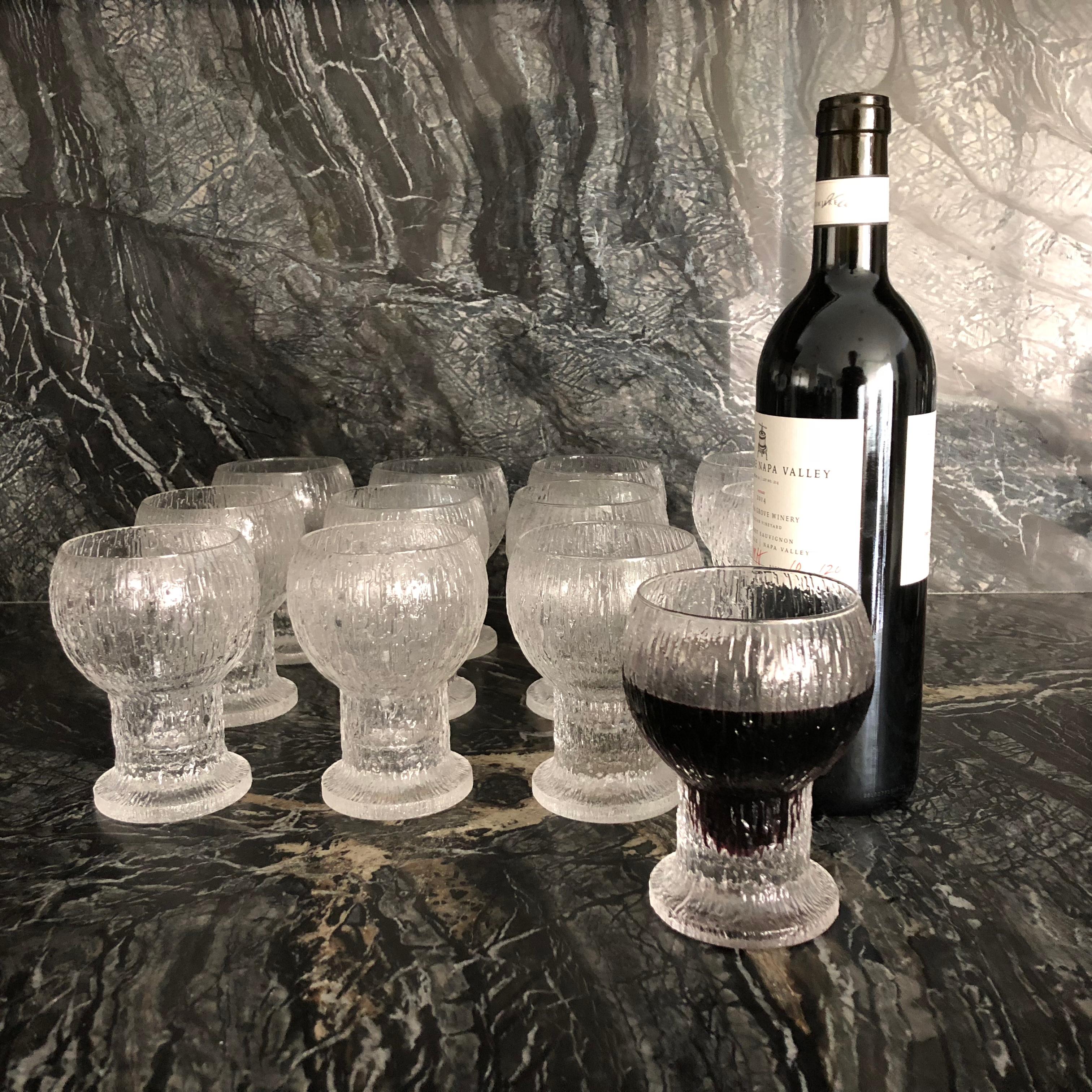 Set of 36 Iittala Cocktail Barware Glasses Ultima Kekkerit by Timo Sarpaneva   5