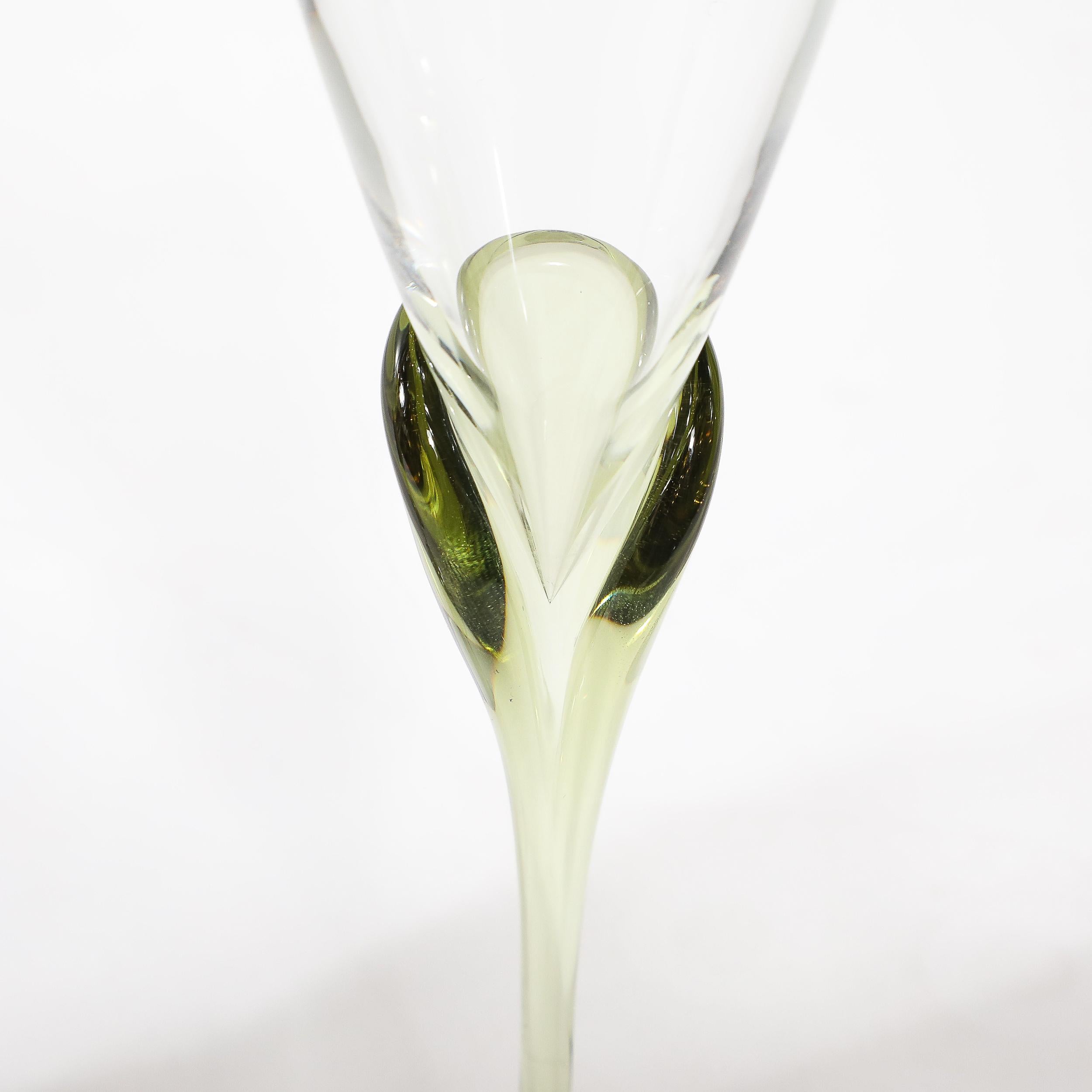 Set di 36 bicchieri di cristallo per acqua, vino e champagne Rosenthal con motivo Papyrus in vendita 3