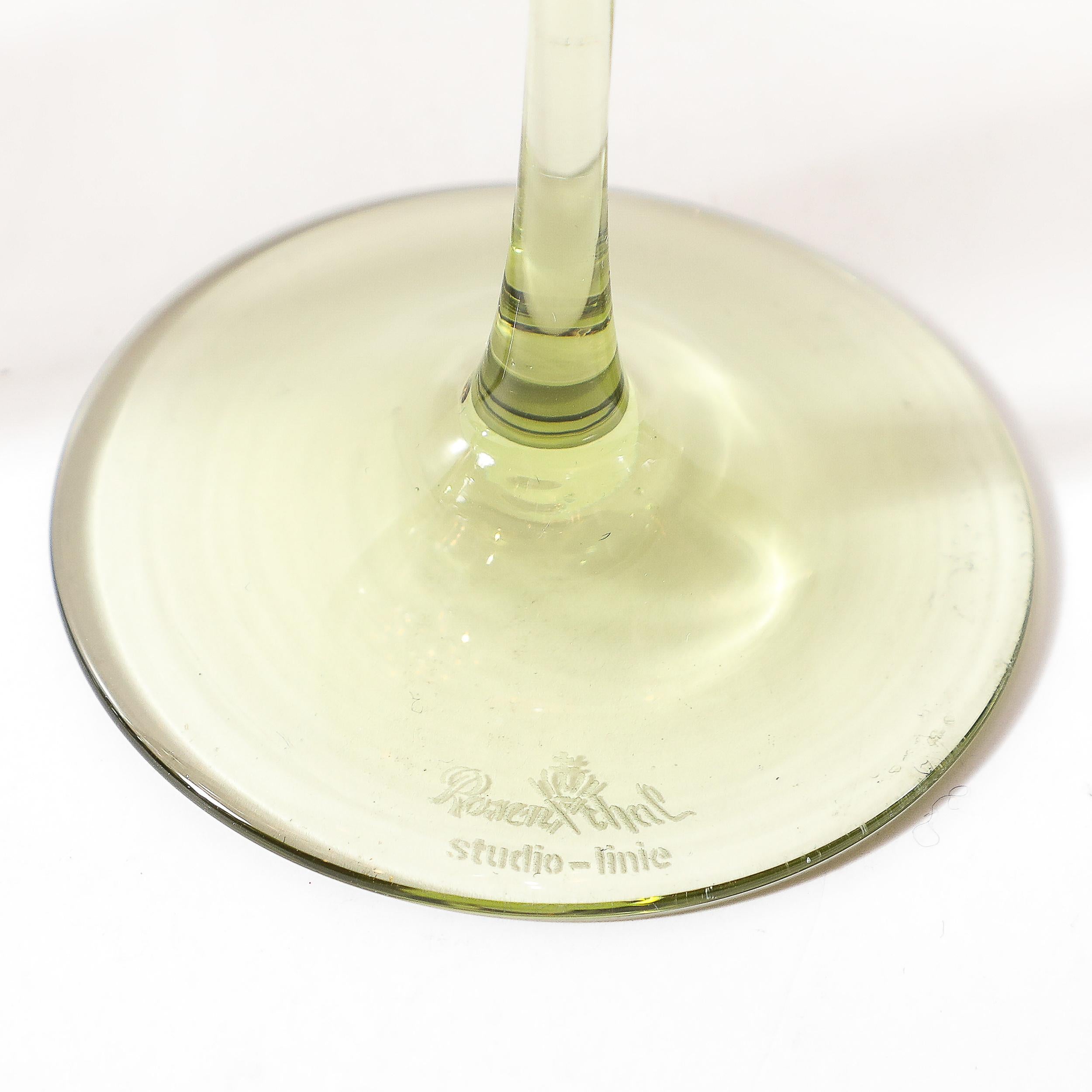 Set di 36 bicchieri di cristallo per acqua, vino e champagne Rosenthal con motivo Papyrus in vendita 2