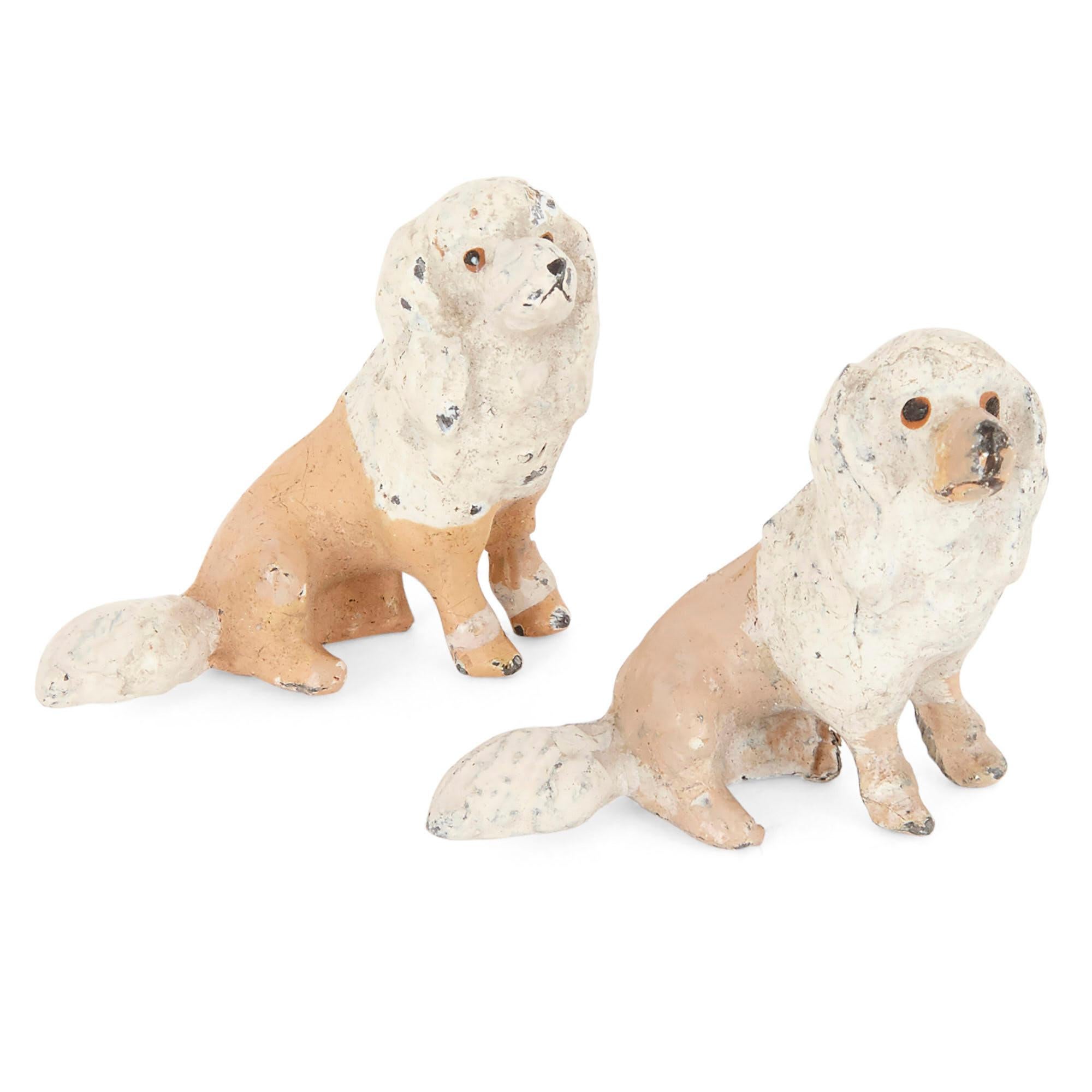 Set of 38 Viennese Bronze Dogs of Various Sizes and Finishes In Good Condition For Sale In London, GB