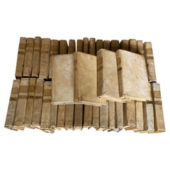 Set of 39 18th Century Italian Vellum Books
