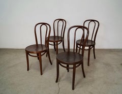 Set of 4 1930's Antique Bentwood Thonet Dining Chairs