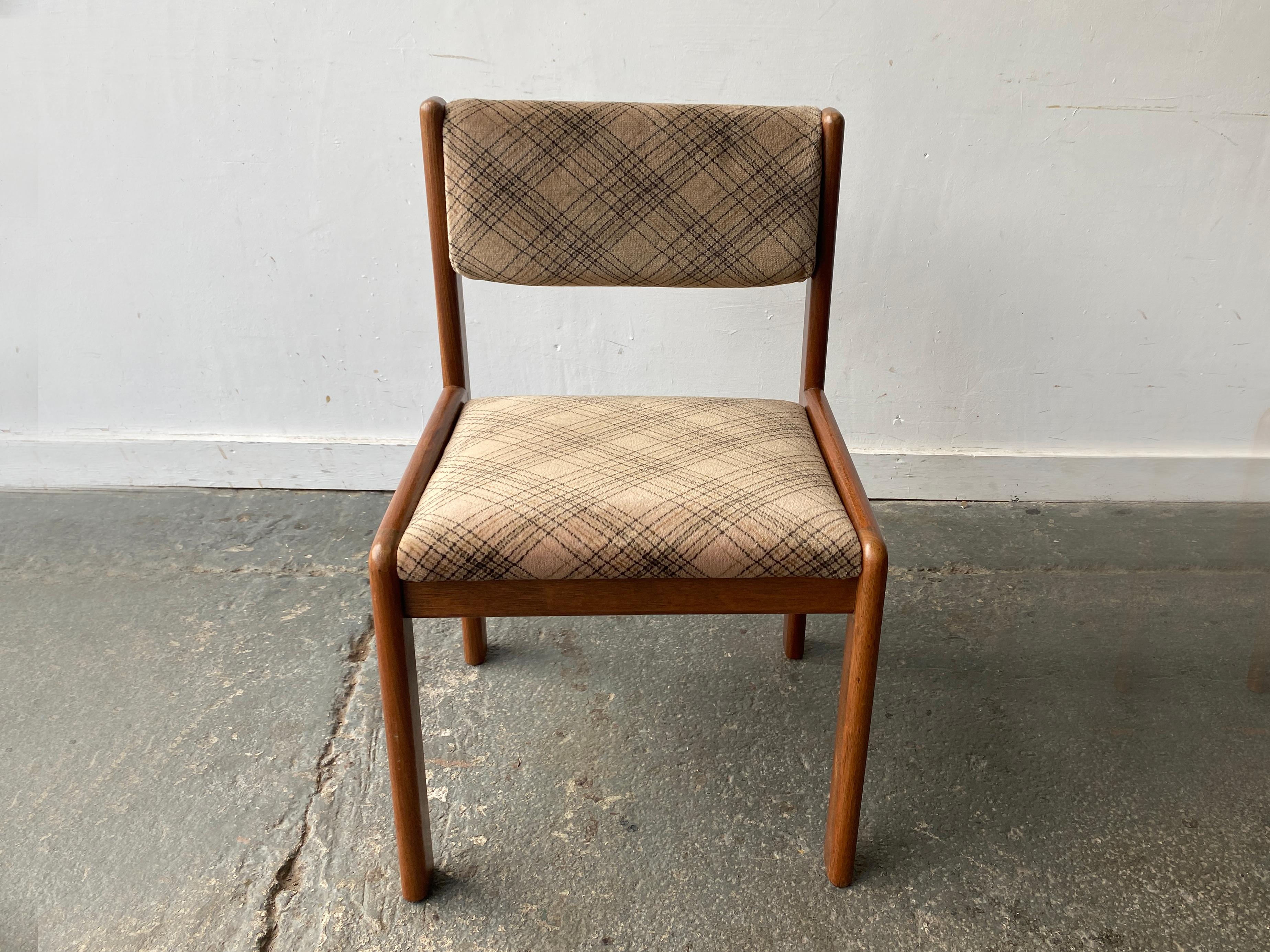 Set of 4 1960’s Mid-Century Dining Chairs by G Plan For Sale 1