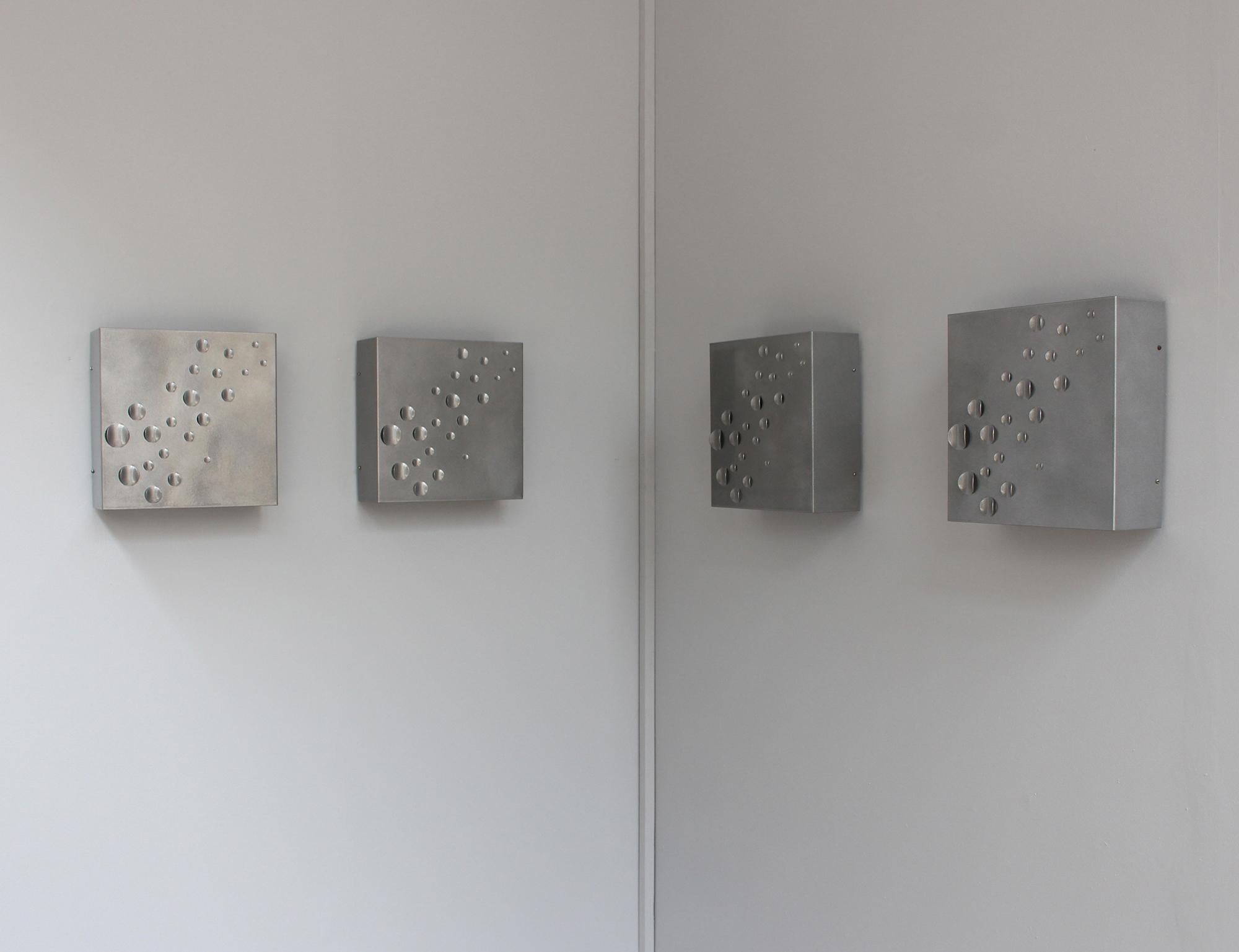 Set di quattro gocce di pioggia di metà secolo di Jelle Jelles per Raak, Amsterdam.