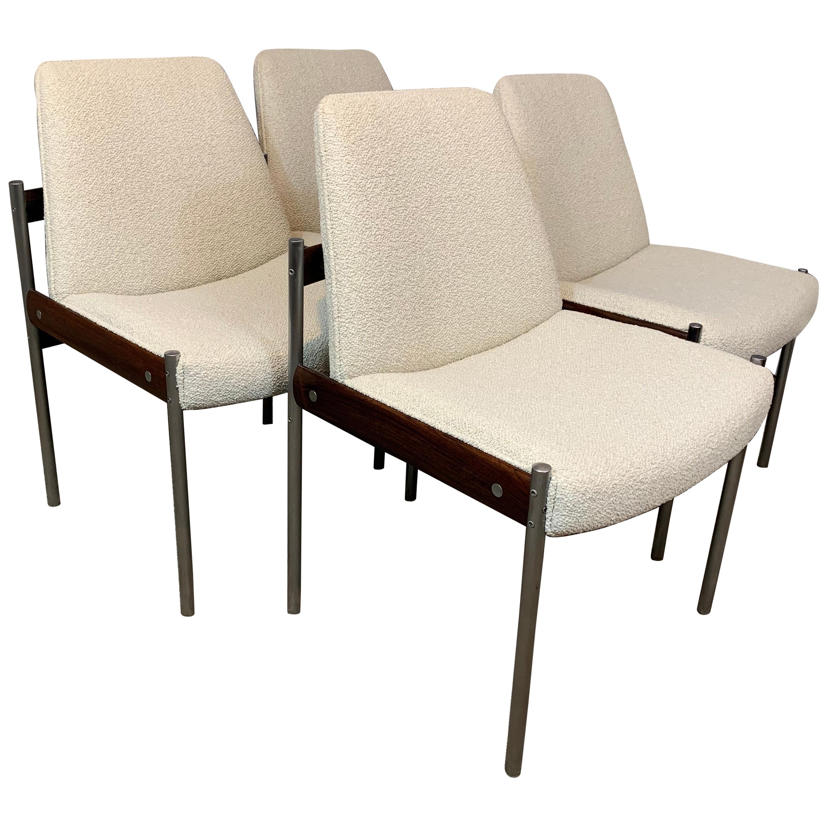 Set of 4 1960s Rosewood Dining Chairs by Sven Ivar Dysthe for Dokka Mobler