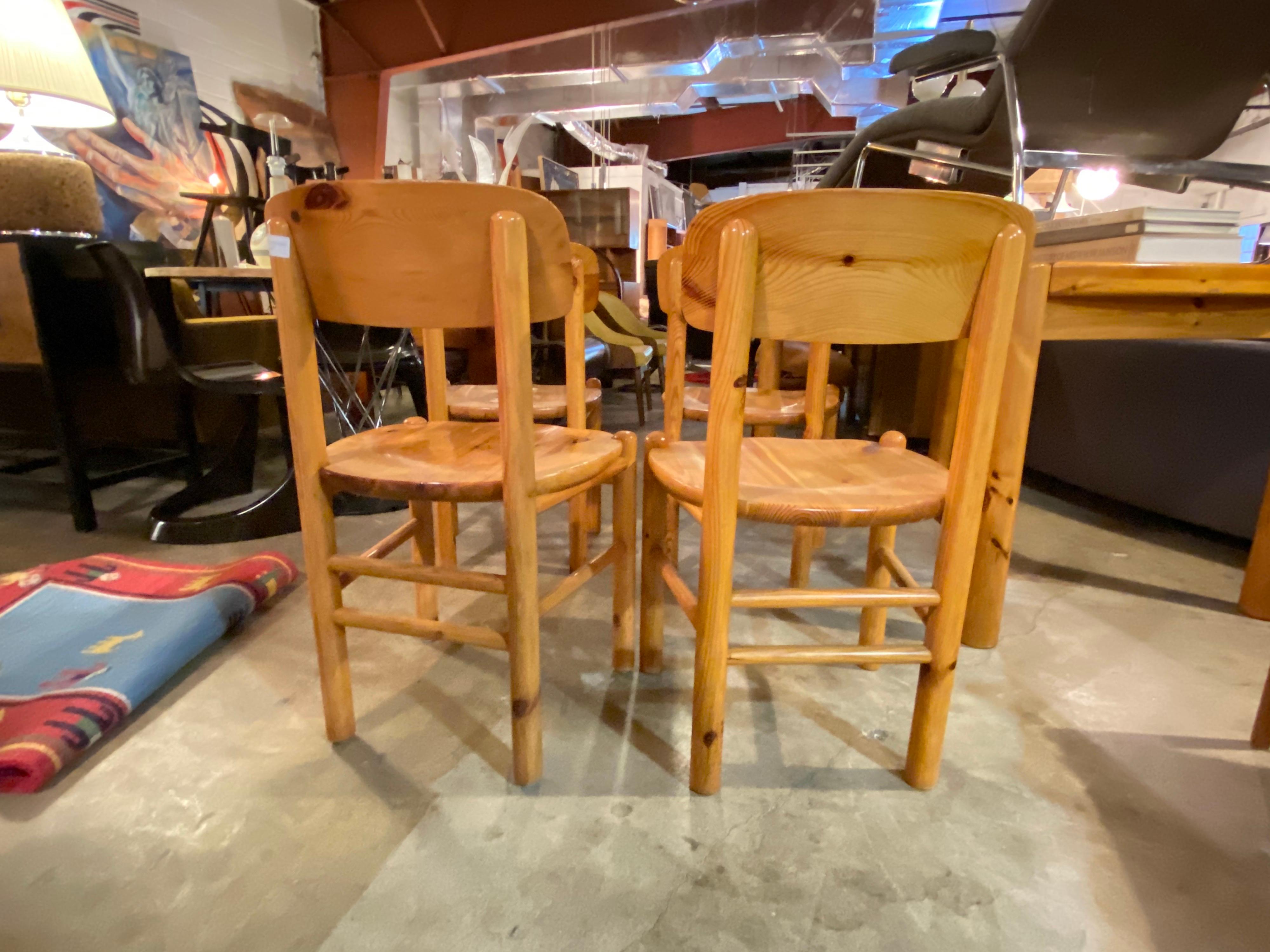 Mid-Century Modern 1970s Mid-Century Pine Dining Chairs by Rainer Daumiller - sold separately 