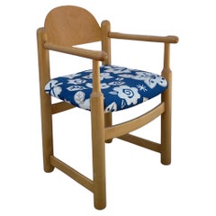 Set of 4 1970s Upholstered Hank Lowenstein Padova Arm Chairs