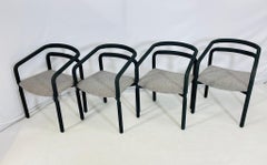 Ensemble de 4 chaisesbber des années 1980 par Brian Kane pour Metropolitan Furniture