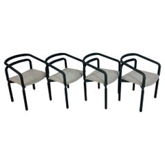 Set of 4 1980s "Rubber Chairs" by Brian Kane for Metropolitan Furniture