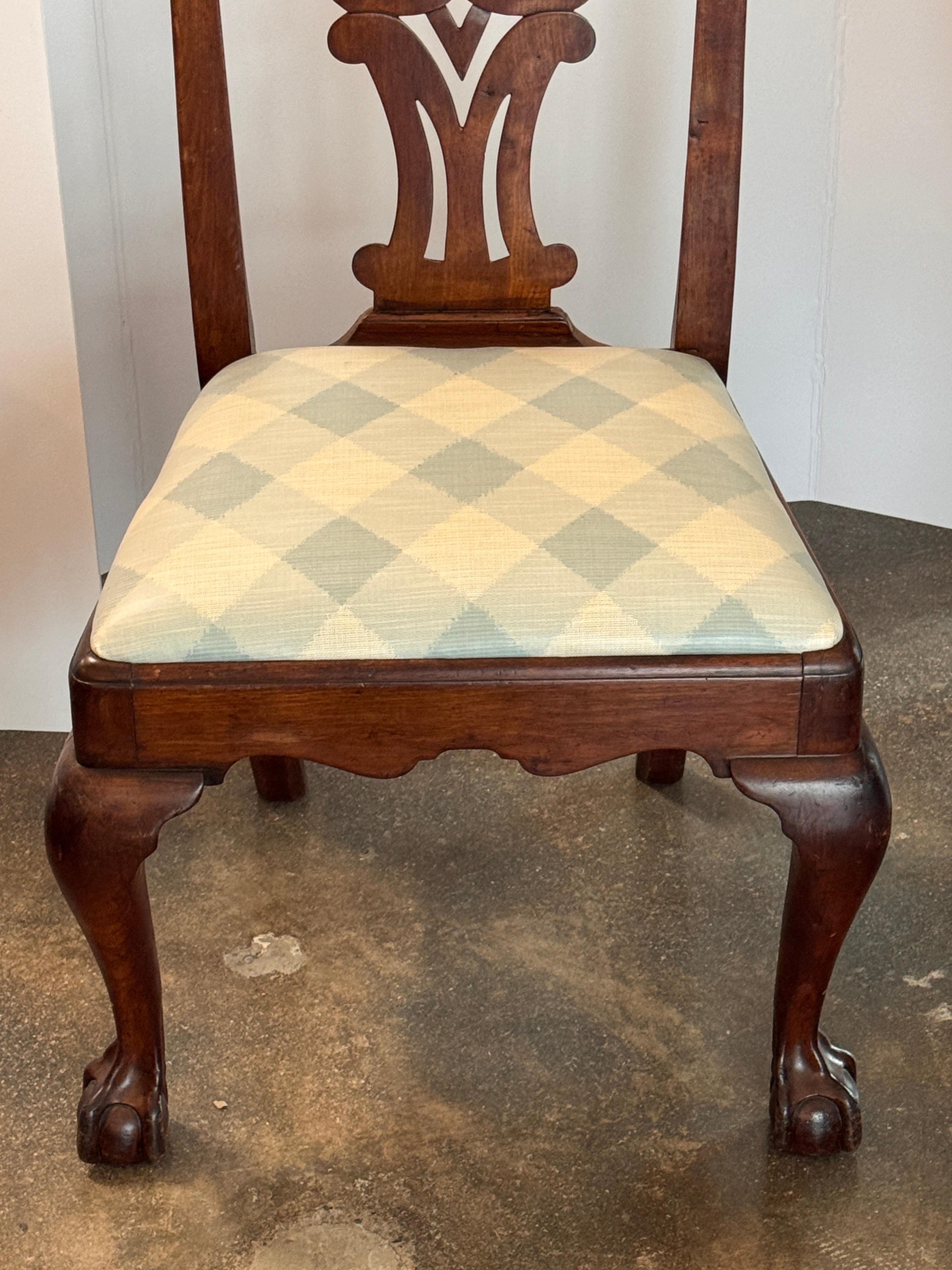 Set of 4 19th Century English Mahogany Chairs en venta 4