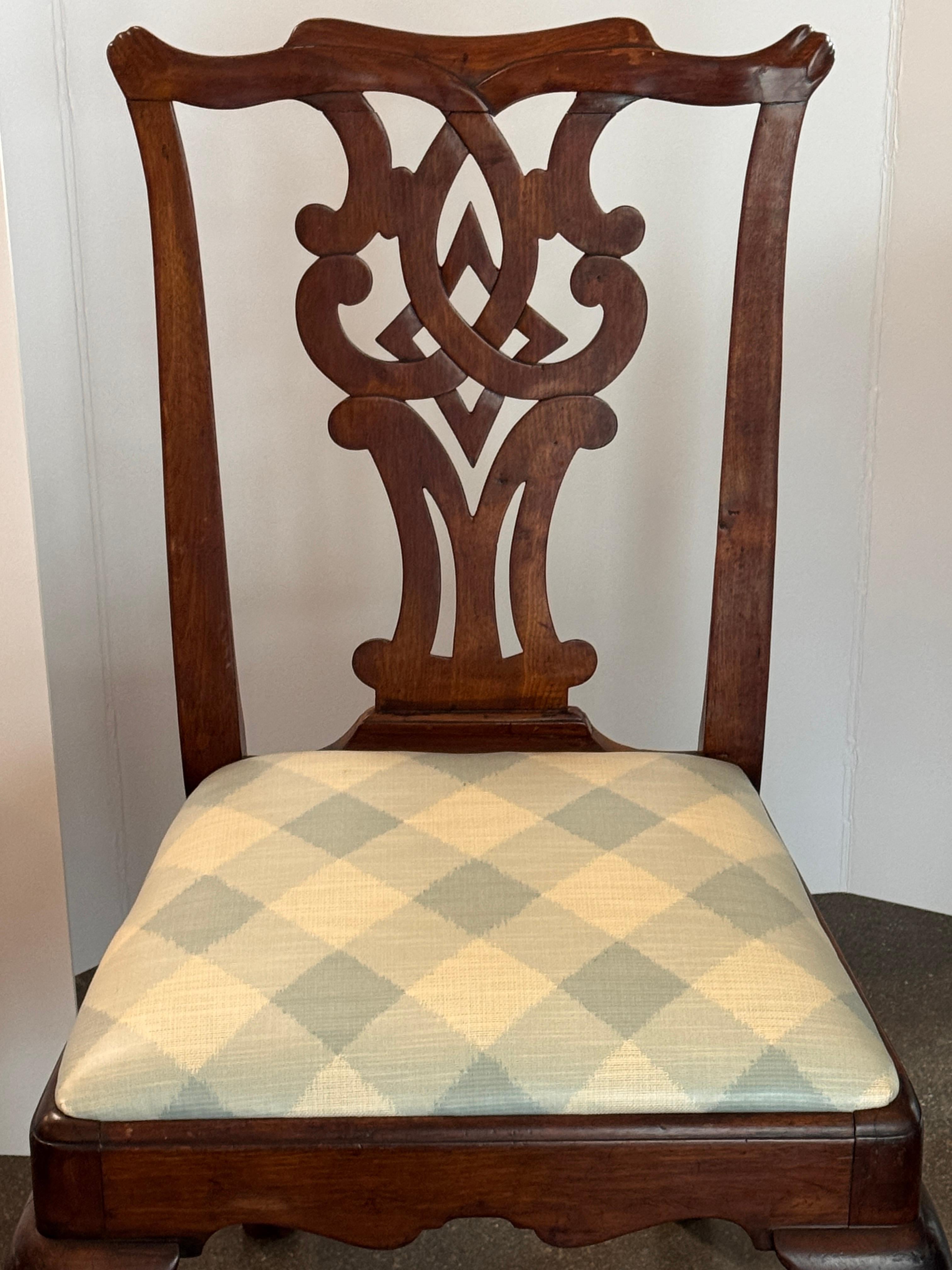 Set of 4 19th Century English Mahogany Chairs en venta 5