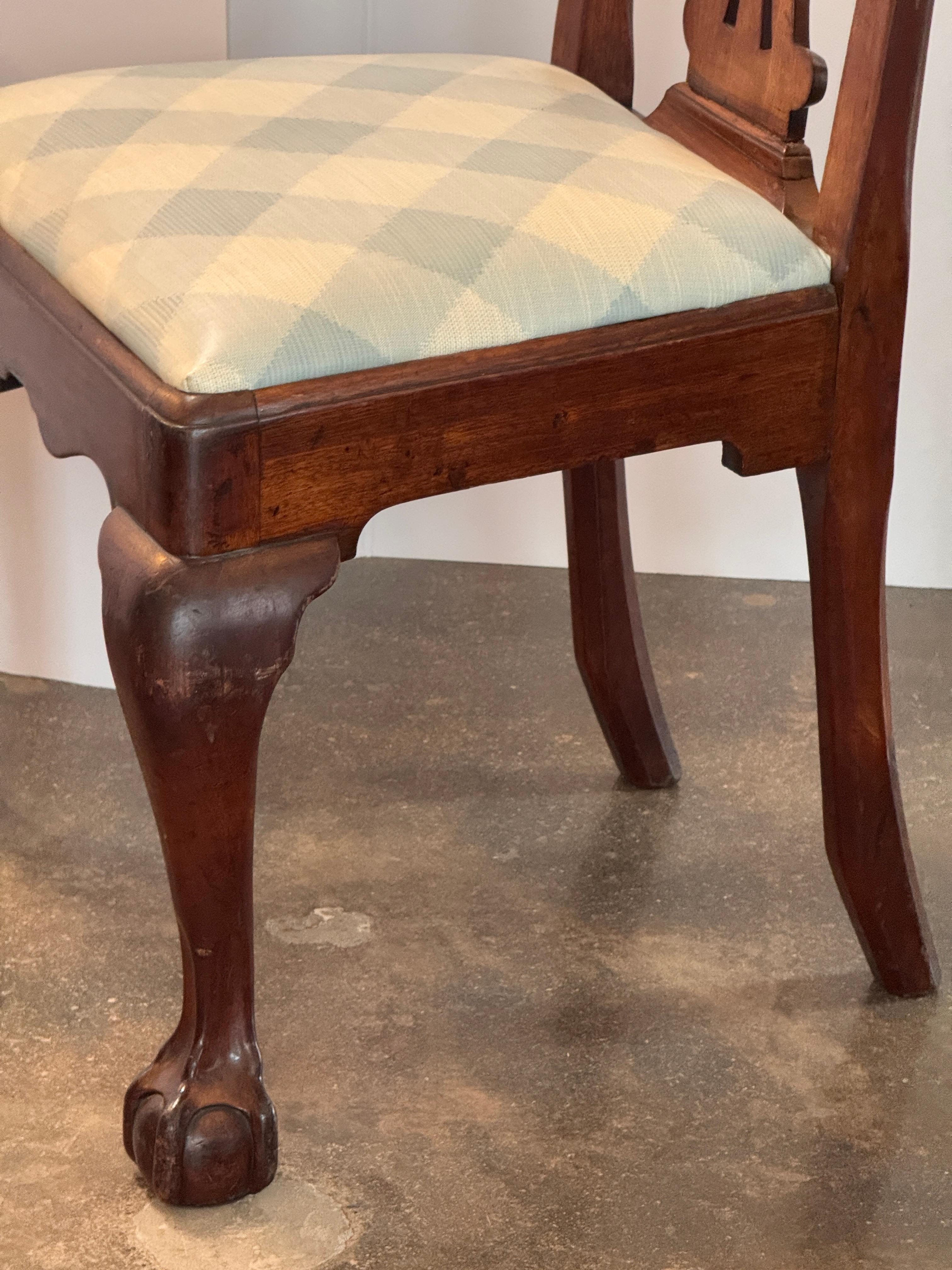 Set of 4 19th Century English Mahogany Chairs en venta 8