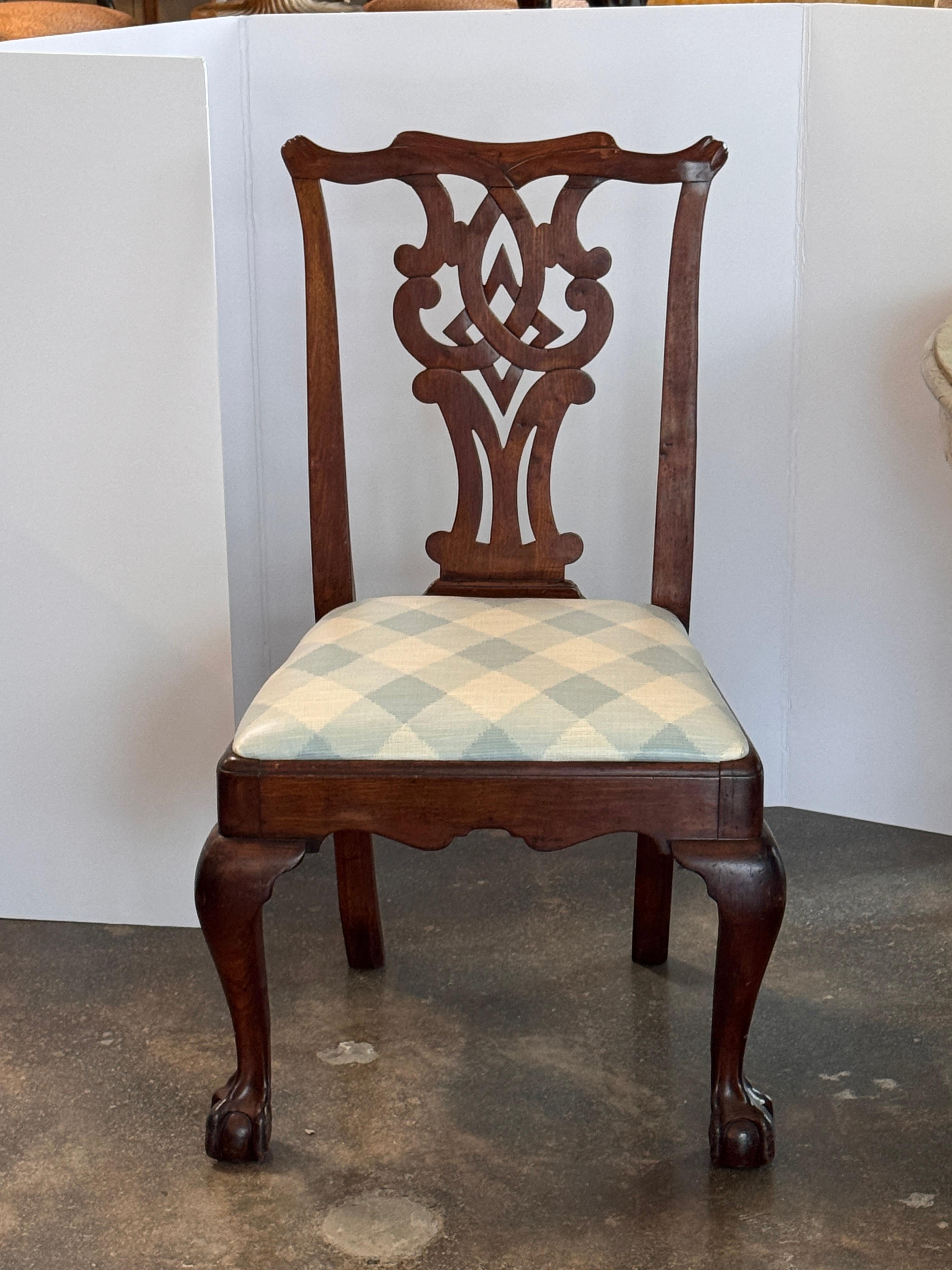 Set of 4 19th Century English Mahogany Chairs en venta 3