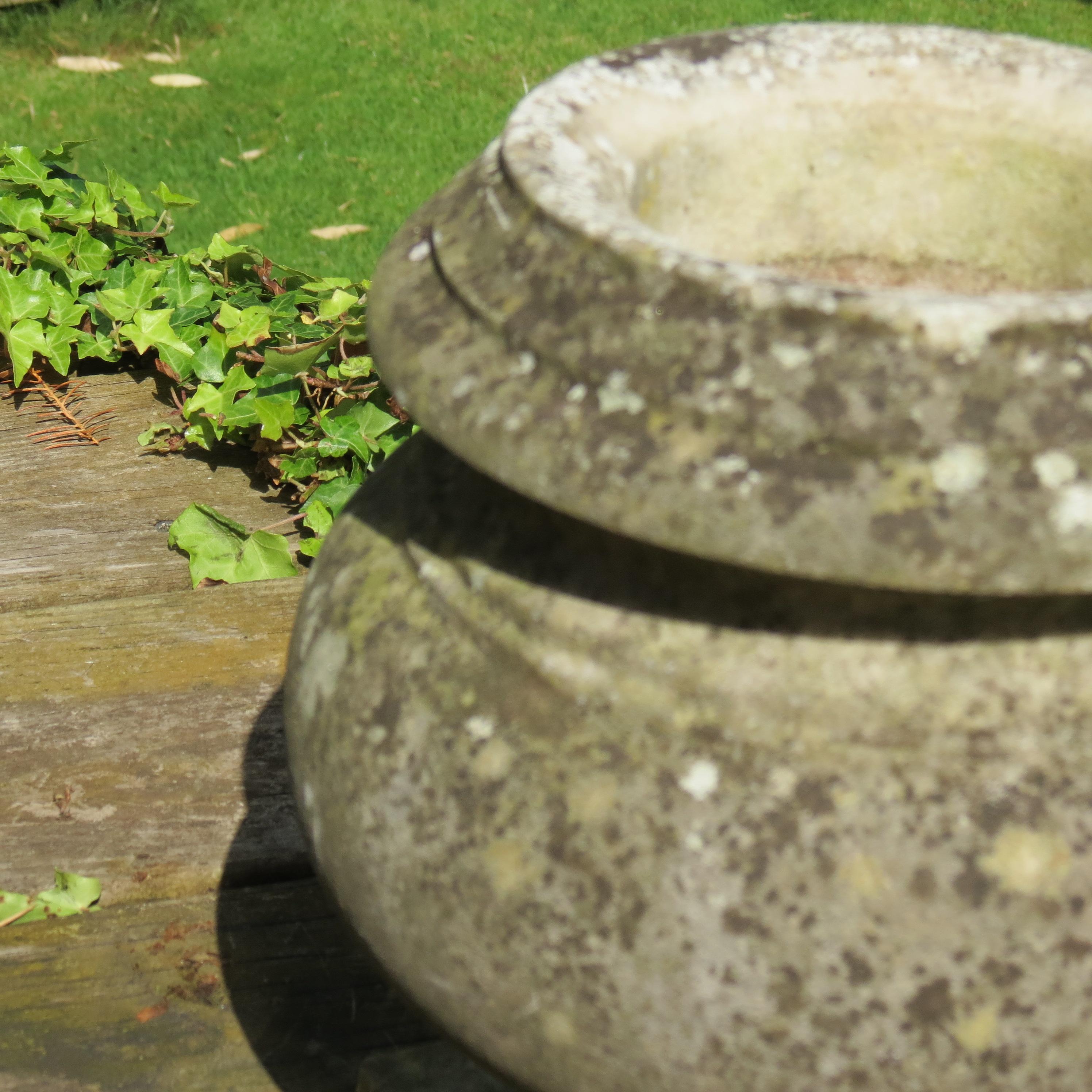 Set of 4 19th Century Marble Garden Urns 5