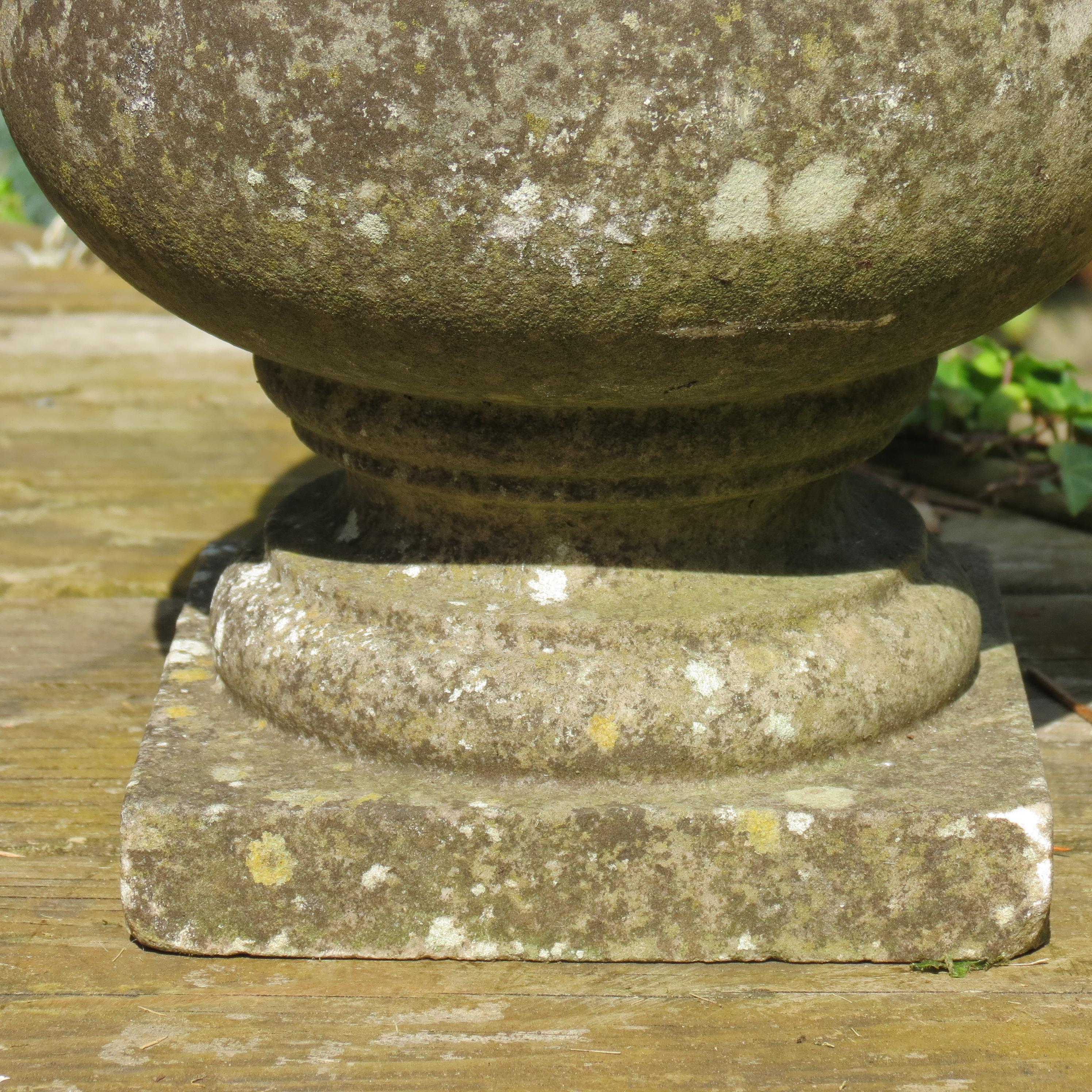 Set of 4 19th Century Marble Garden Urns 6