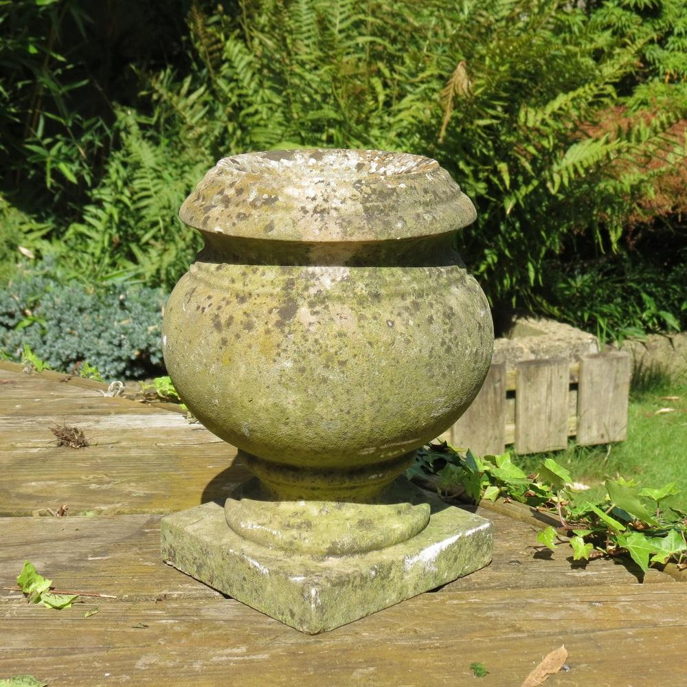 French Set of 4 19th Century Marble Garden Urns