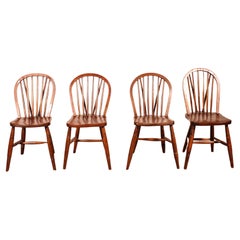 Used Set Of 4 19th Century Windsor Chairs