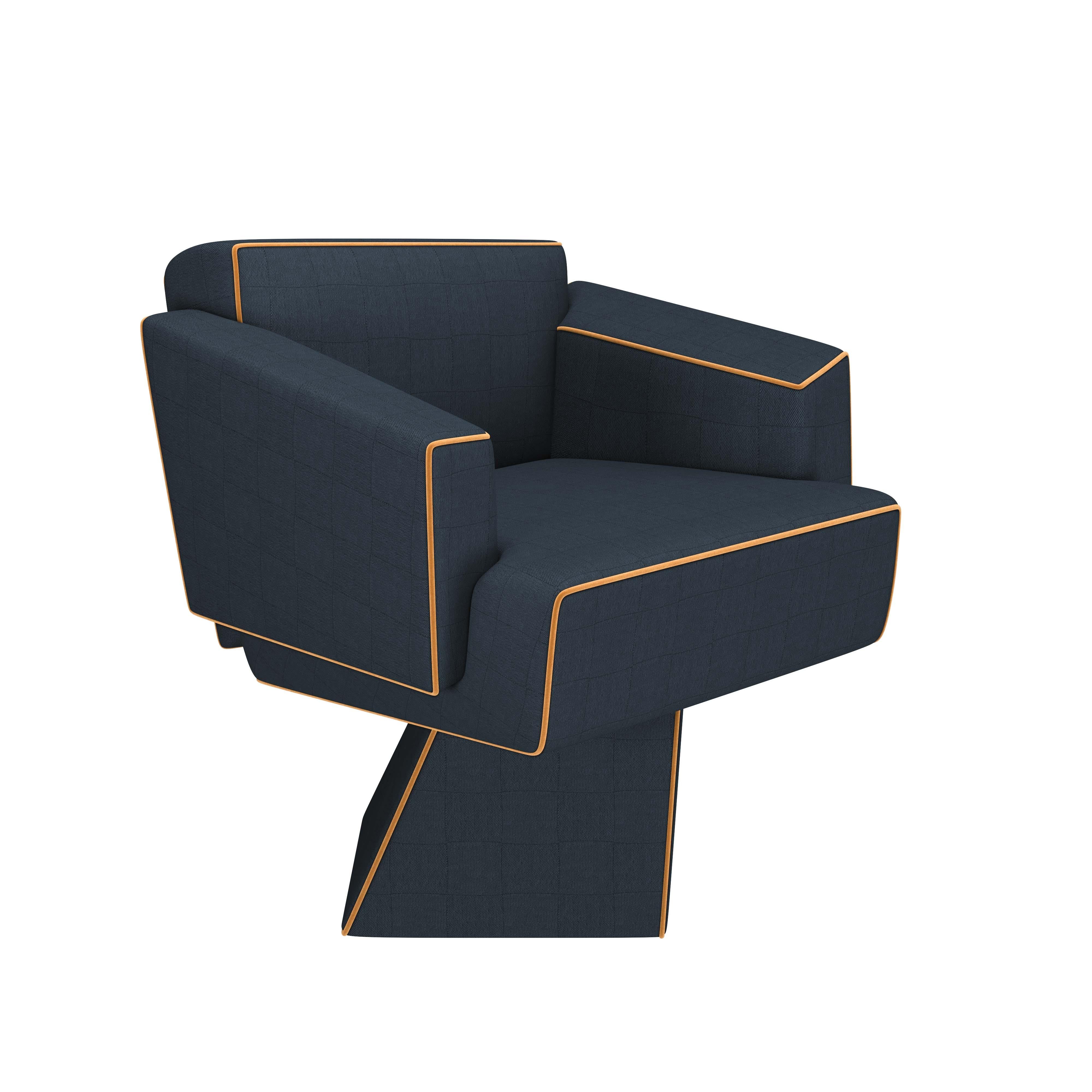 Portuguese Set of 4 21st Century Bru Tel Dining Chair Made in Portugal by Malabar For Sale