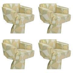 Set of 4 21st Century Bru Tel Dining Chair Made in Portugal by Malabar