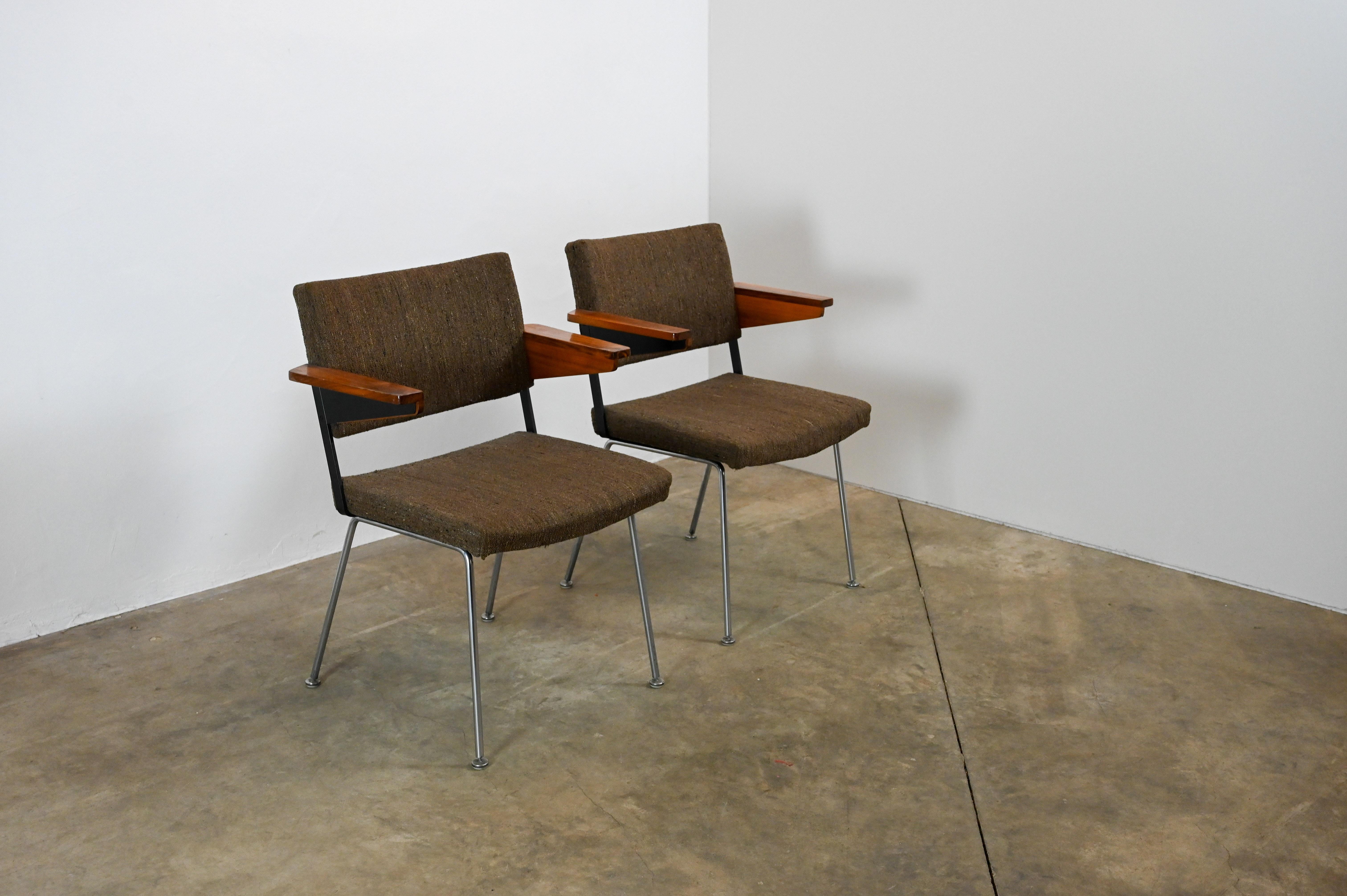 Ensemble de 4 fauteuils Gispen « L11 » par A.R. Cordemeyer  en vente 4