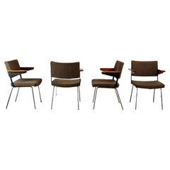 Ensemble de 4 fauteuils Gispen « L11 » par A.R. Cordemeyer 