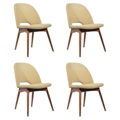 Set of 4 Adrian Pearsall Walnut Dining Chairs