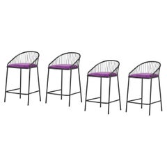 Set of 4 Agora Bar Low Stools by Pepe Albargues