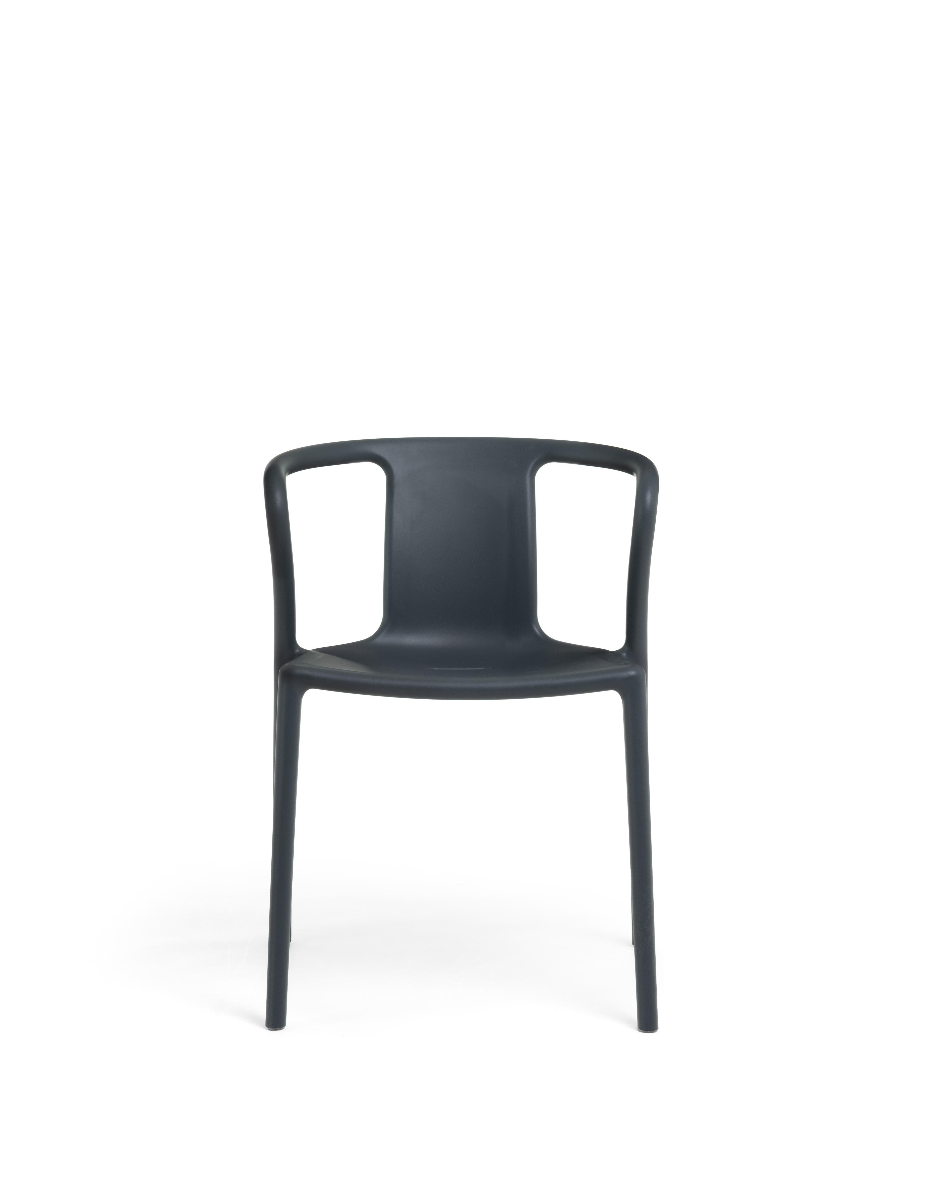 Set of 4 Air Armchair in Grey Antracite by Jasper Morrison  for MAGIS In New Condition For Sale In Brooklyn, NY