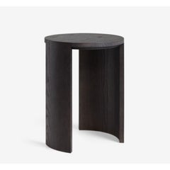 Set of 4, Airisto Side Tables/ Stools, Stained Black by Made by Choice