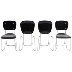 Set of 4 Alu-Flex Chairs by Armin Wirth