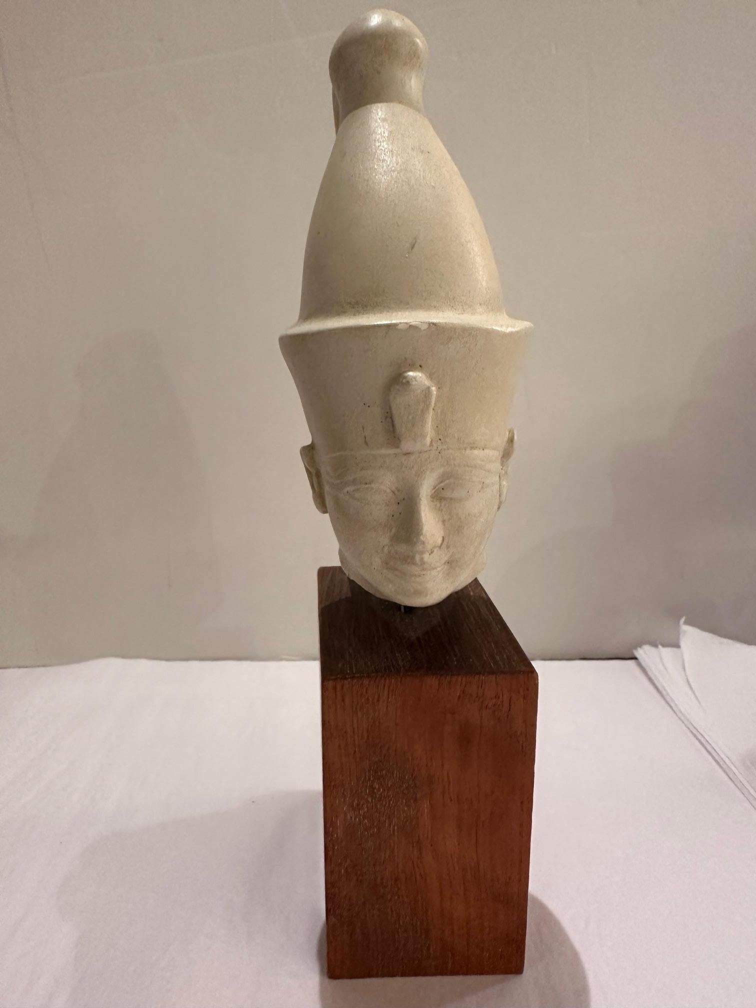 Juego de 4 Reproducciones de Bustos del Antiguo Egipto del Museo Alva en venta 9