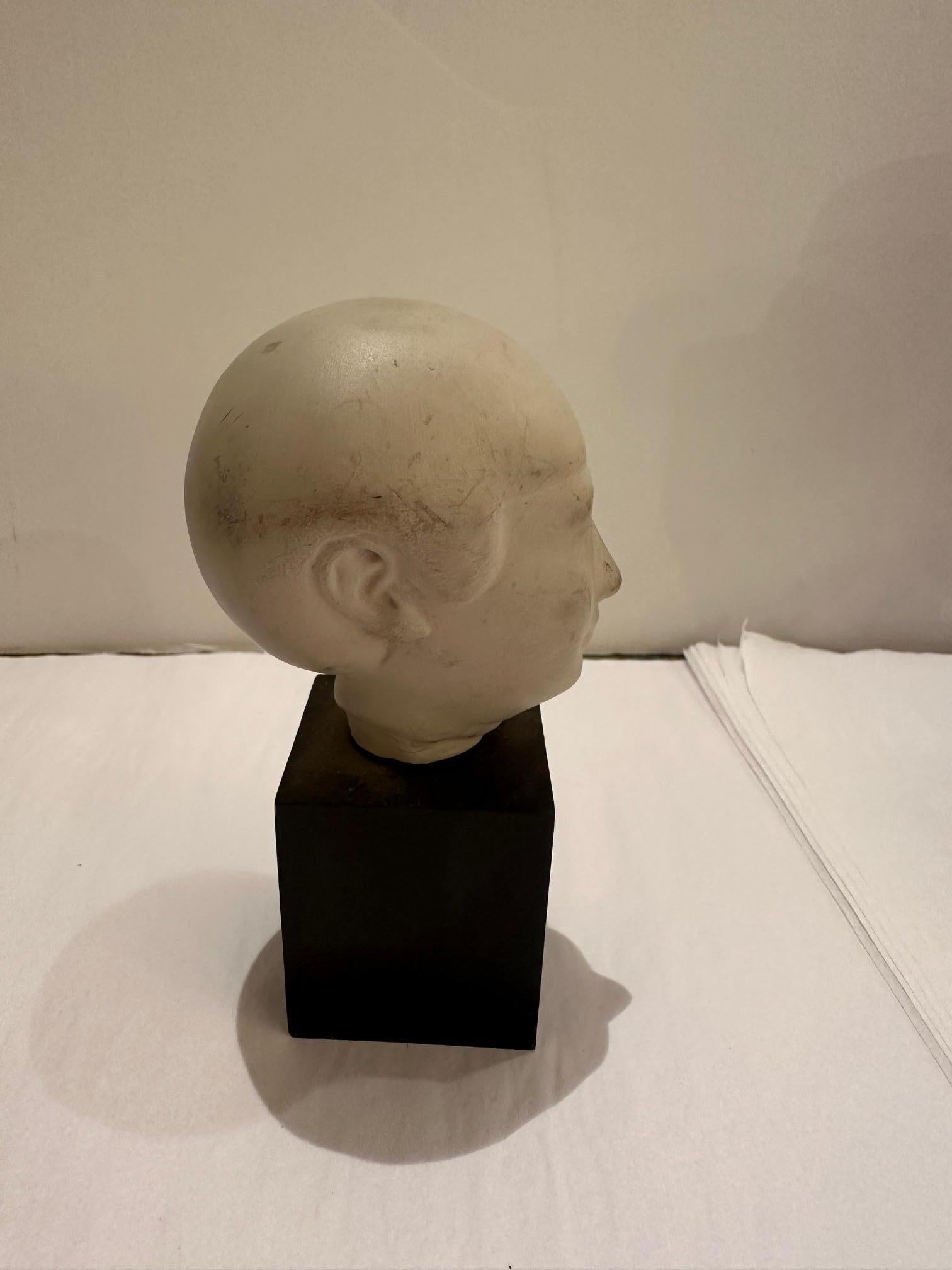 Juego de 4 Reproducciones de Bustos del Antiguo Egipto del Museo Alva Yeso en venta