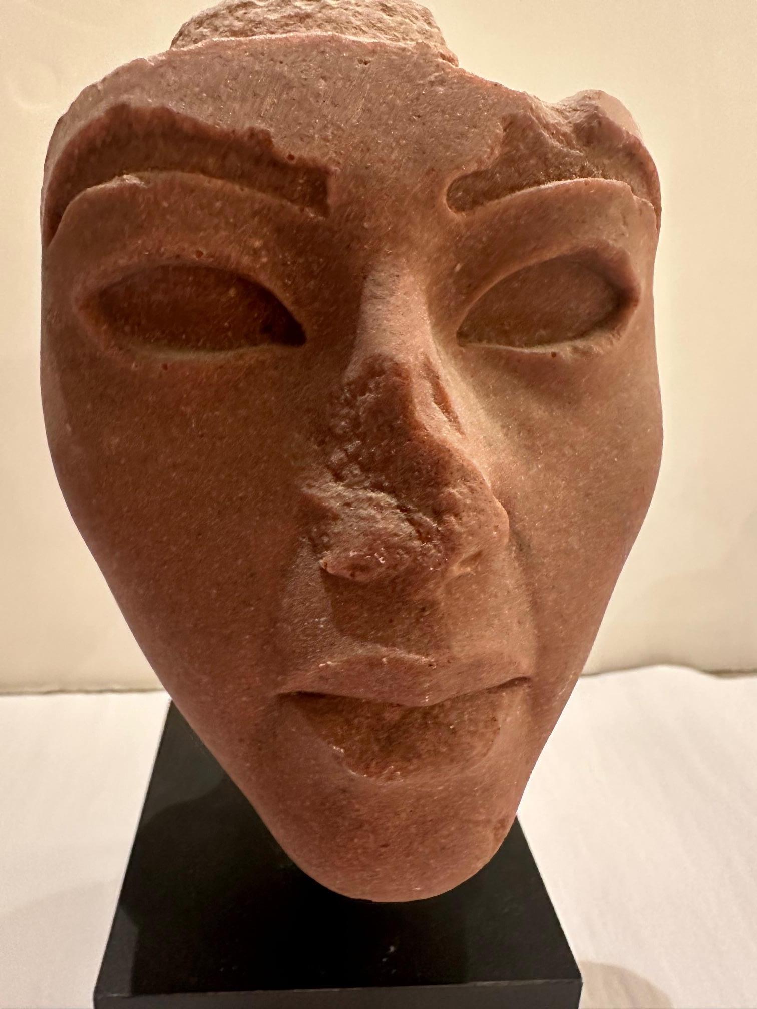 Juego de 4 Reproducciones de Bustos del Antiguo Egipto del Museo Alva en venta 1
