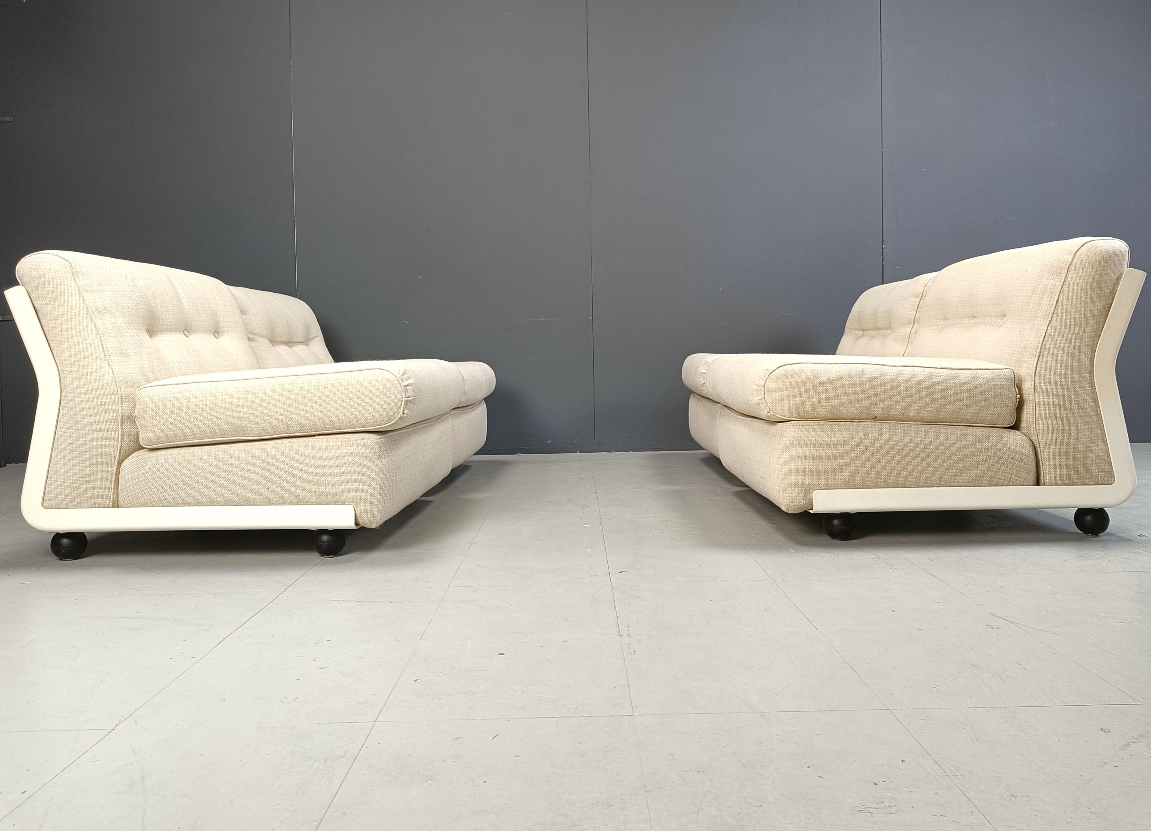 Set of 4 Amanta sofas by Mario Bellini for C&B Italia, 1970s 7