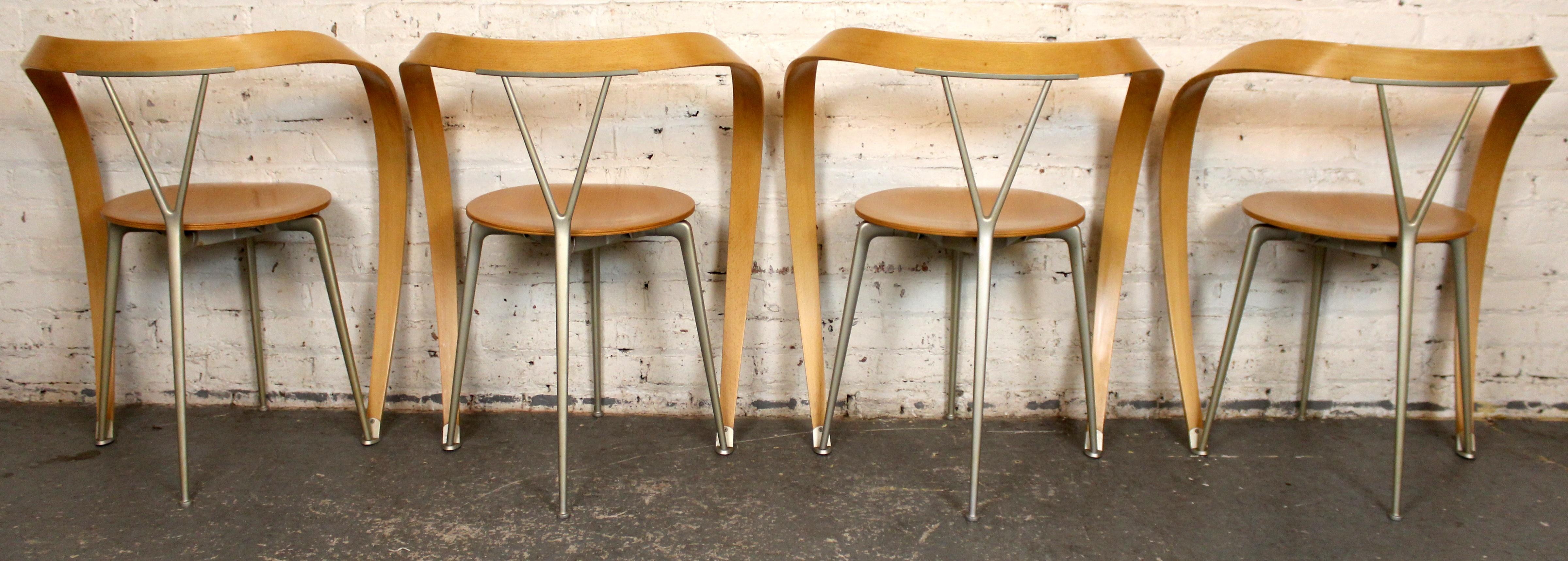 italien Ensemble de 4 chaises 