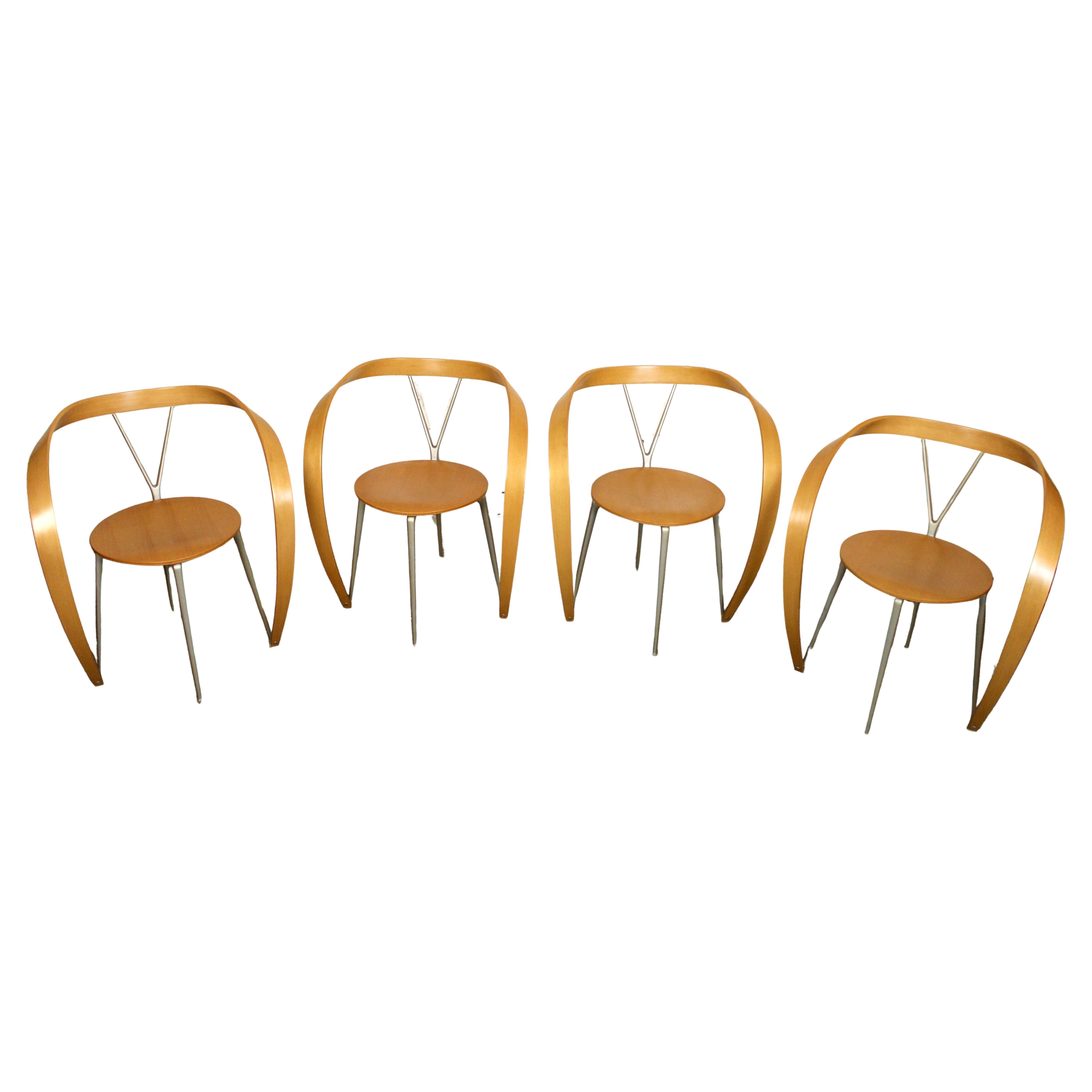 Set of 4 Andrea Branzi
Revers
Chairs for Cassina
