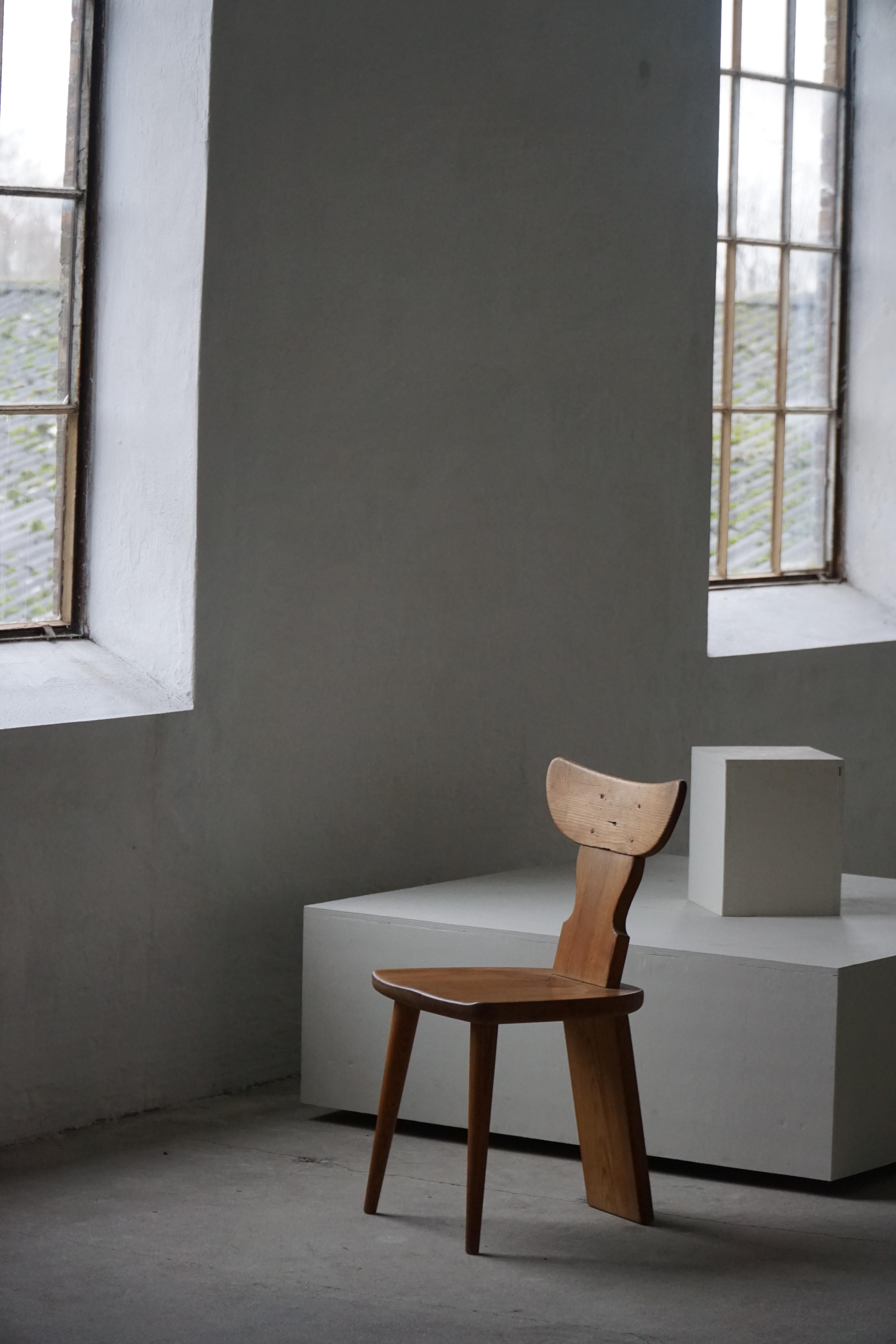 Ensemble de 4 chaises de salle à manger en pin 'Ängåsen' par Ferdinand Lundquist, Suède, années 1940 en vente 3