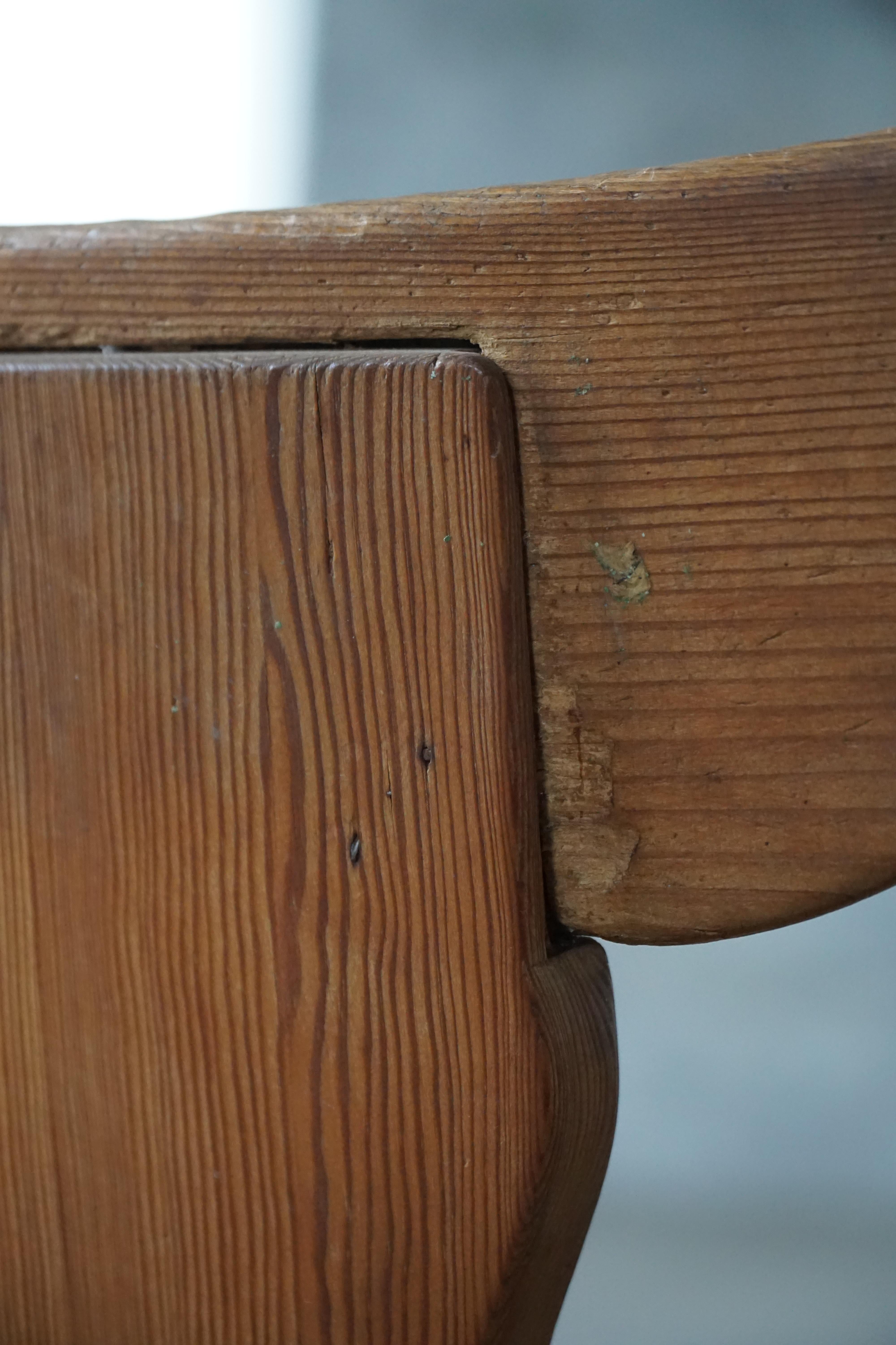 Ensemble de 4 chaises de salle à manger en pin 'Ängåsen' par Ferdinand Lundquist, Suède, années 1940 en vente 10