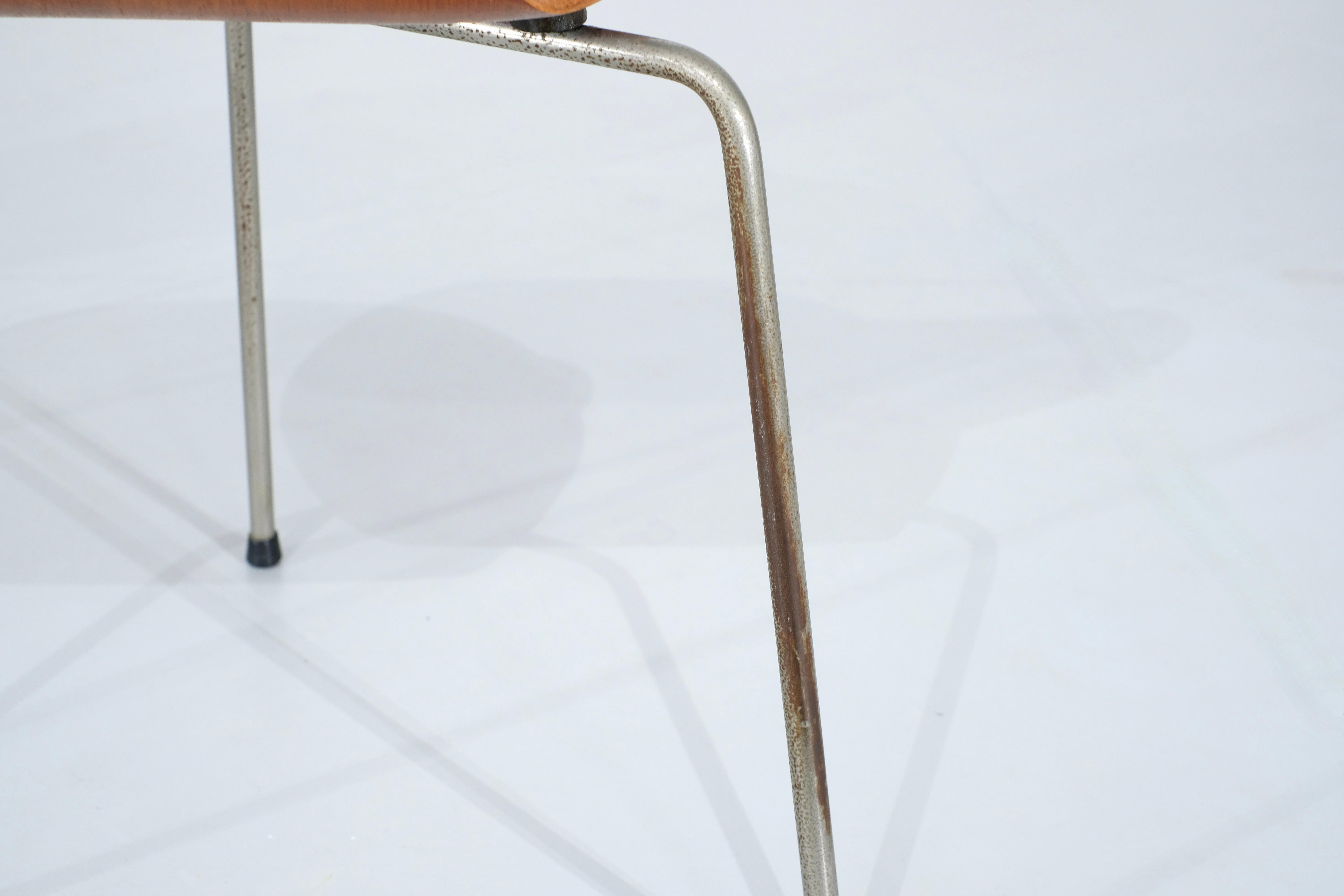 set di 4 sedie Ant modello 3100 in teak di Arne Jacobsen o Fritz Hansen - anni '50 In condizioni buone in vendita a Uccle, Bruxelles